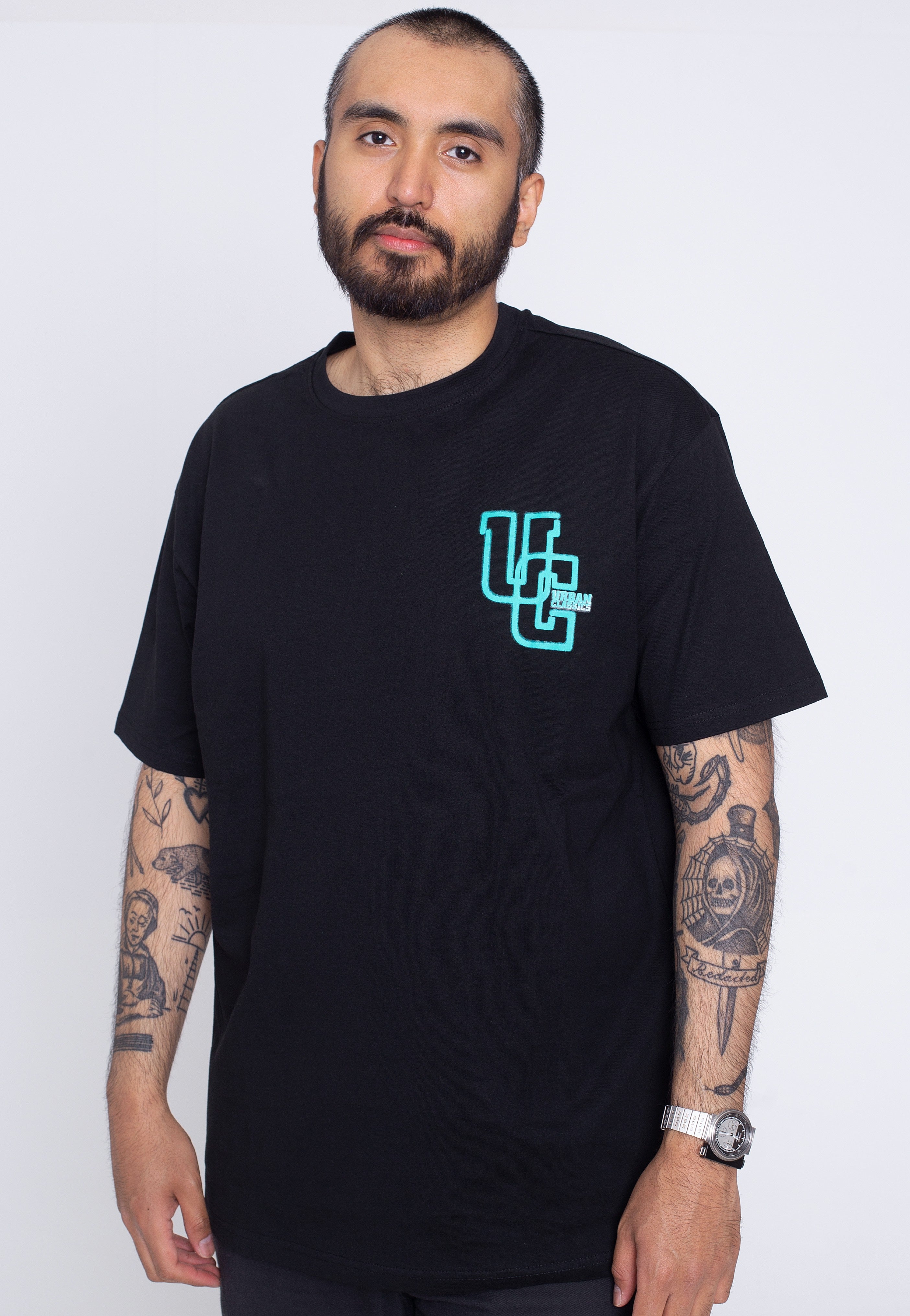 Urban Classics - Glow Logo Black - T-Shirt | Men-Image