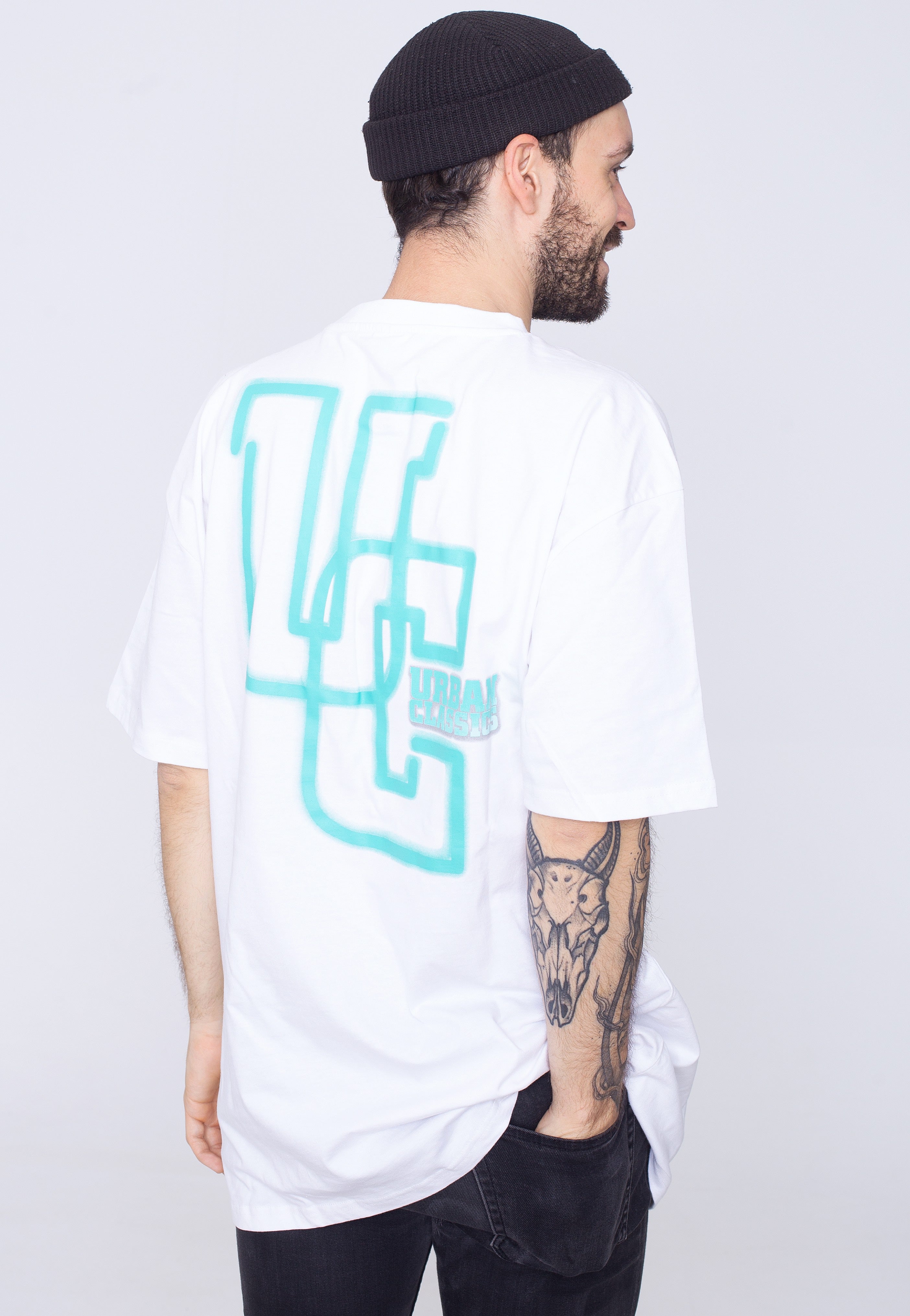 Urban Classics - Glow Logo White - T-Shirt | Men-Image