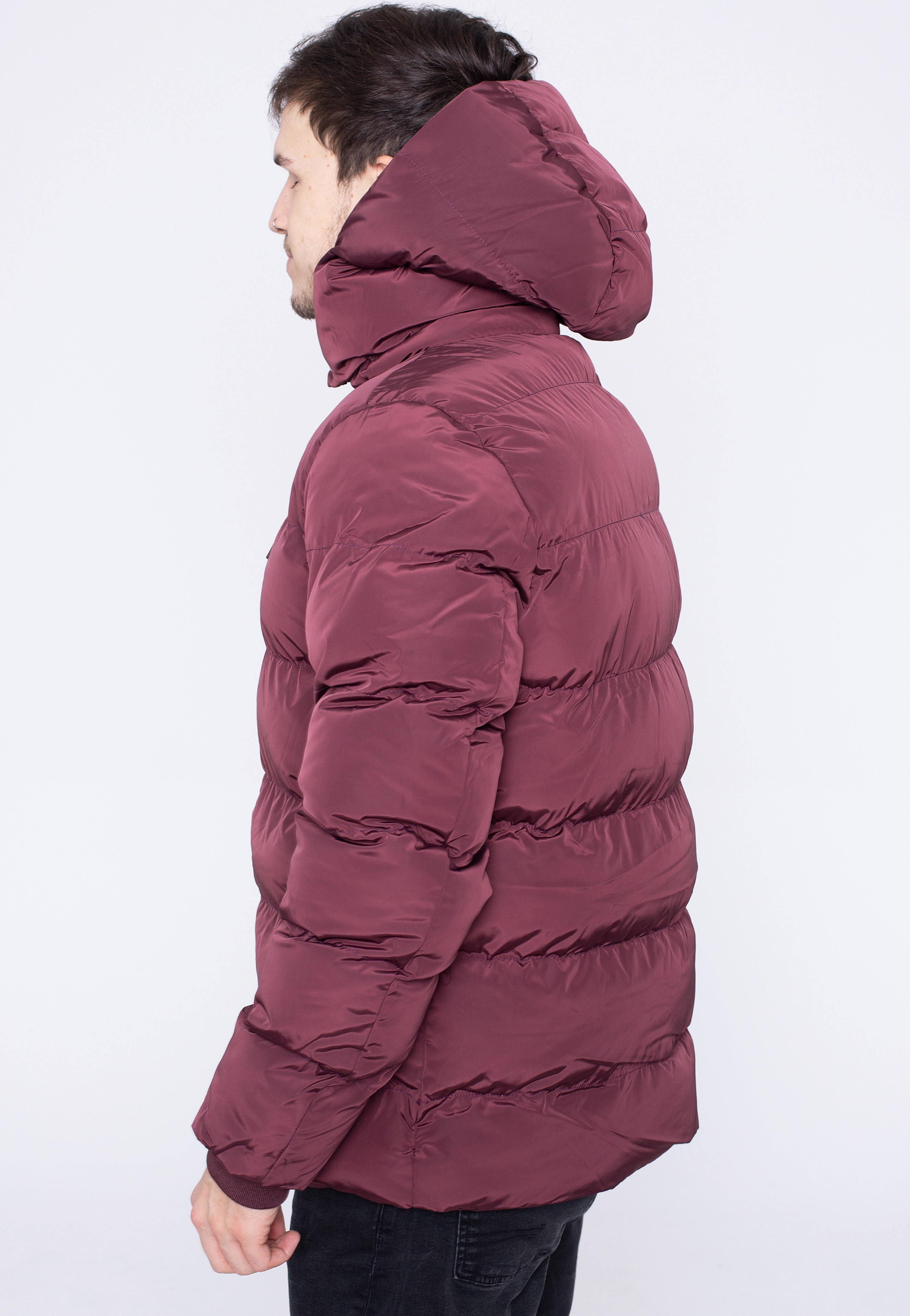 Urban Classics - Hooded Puffer Cherry - Jacket | Men-Image