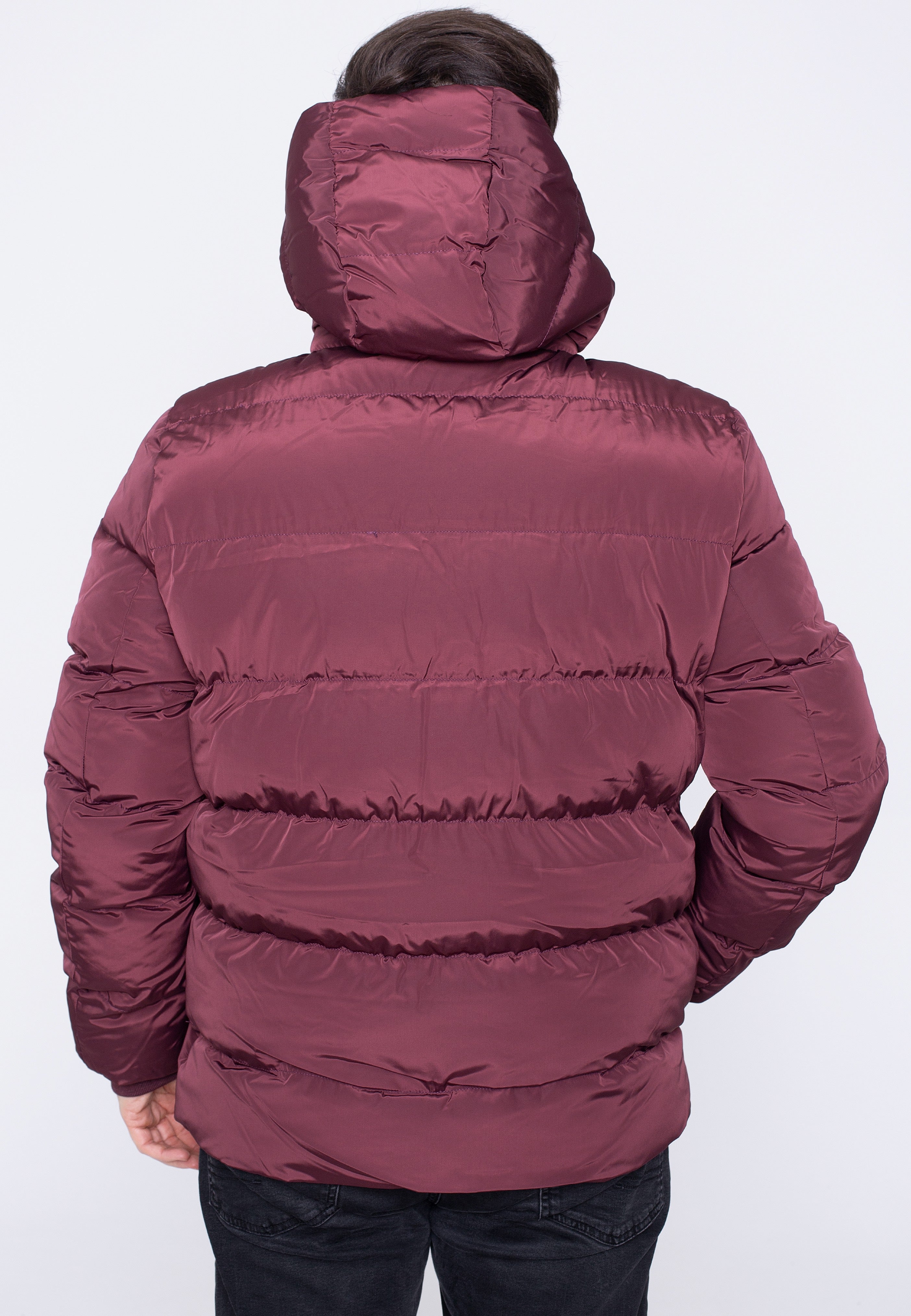 Urban Classics - Hooded Puffer Cherry - Jacket | Men-Image