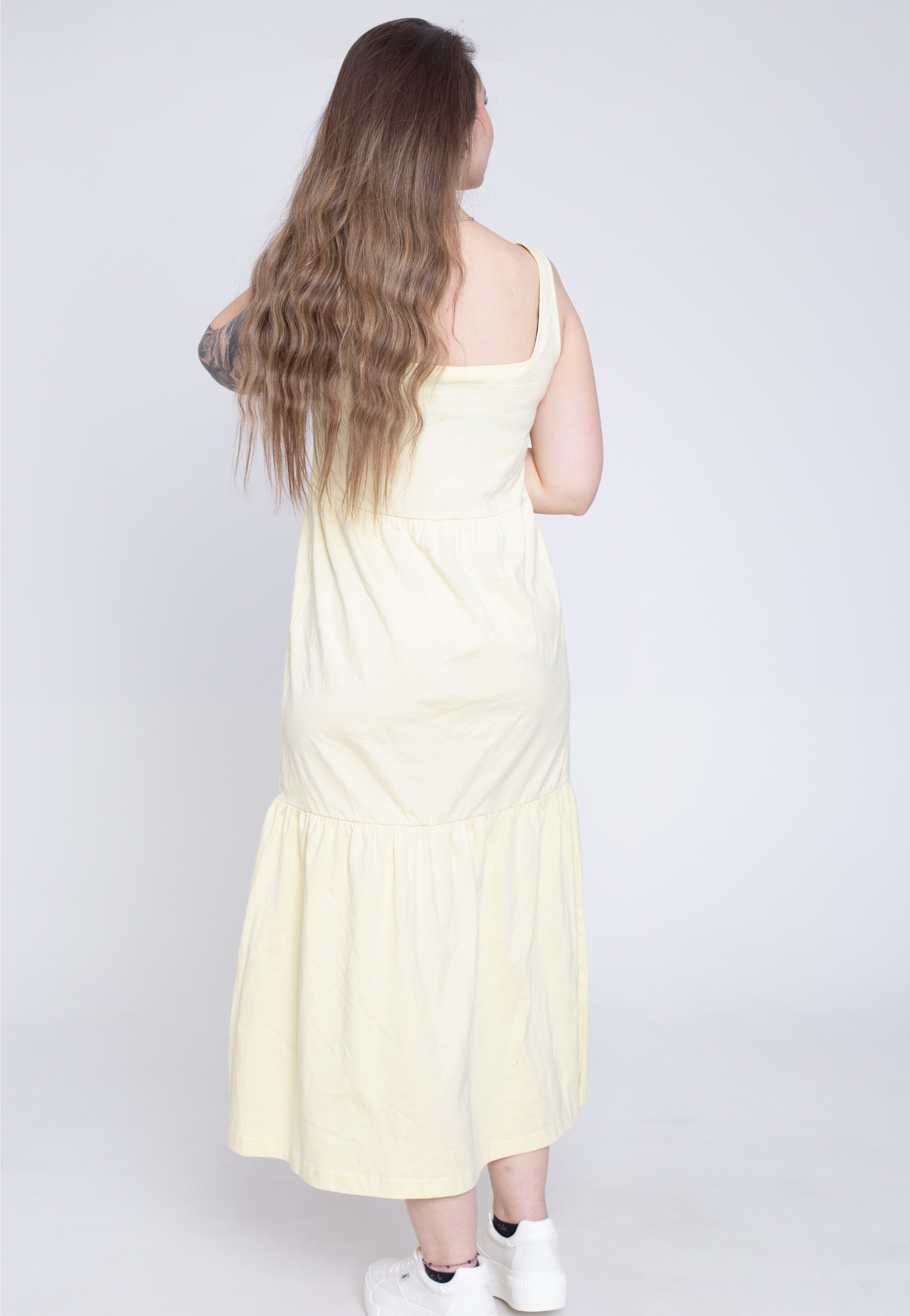 Urban Classics - Ladies 7/8 Length Valance Summer Softyellow - Dress | Women-Image