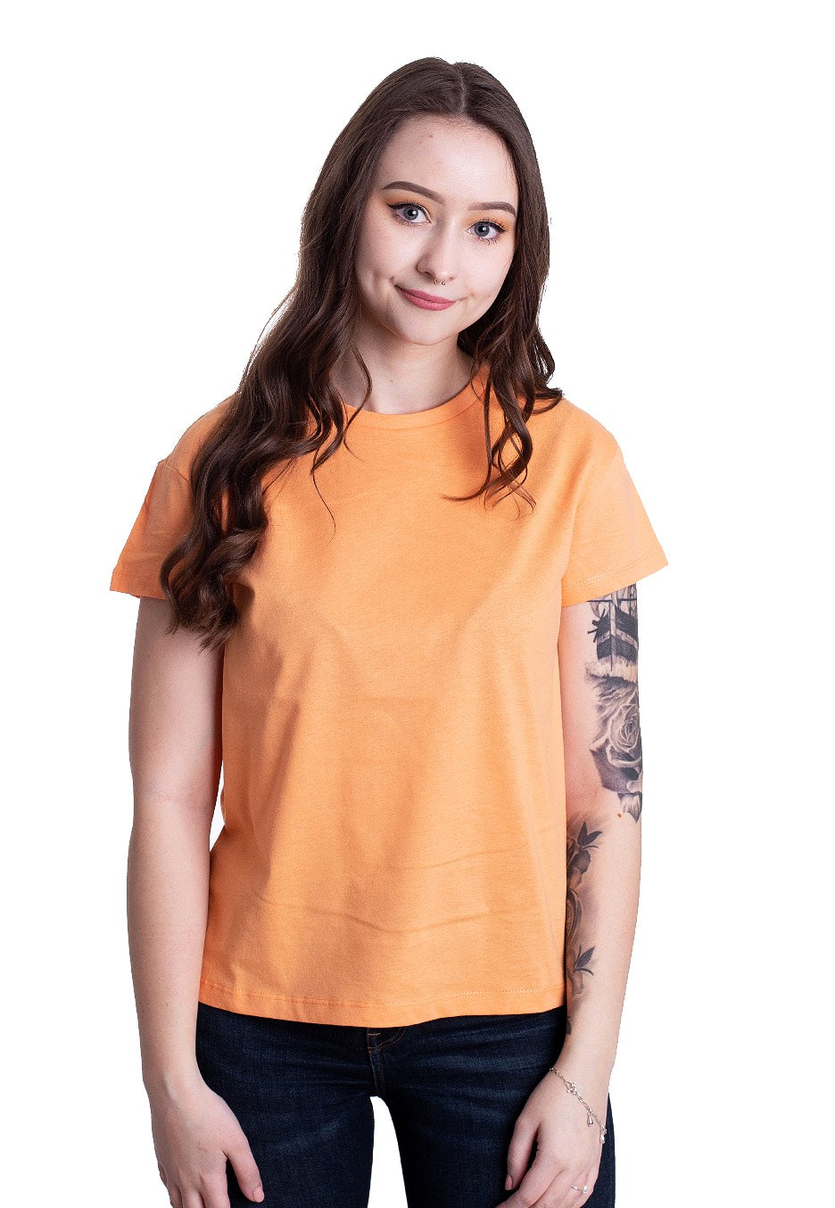 Urban Classics - Ladies Basic Box Papaya - T-Shirt | Women-Image