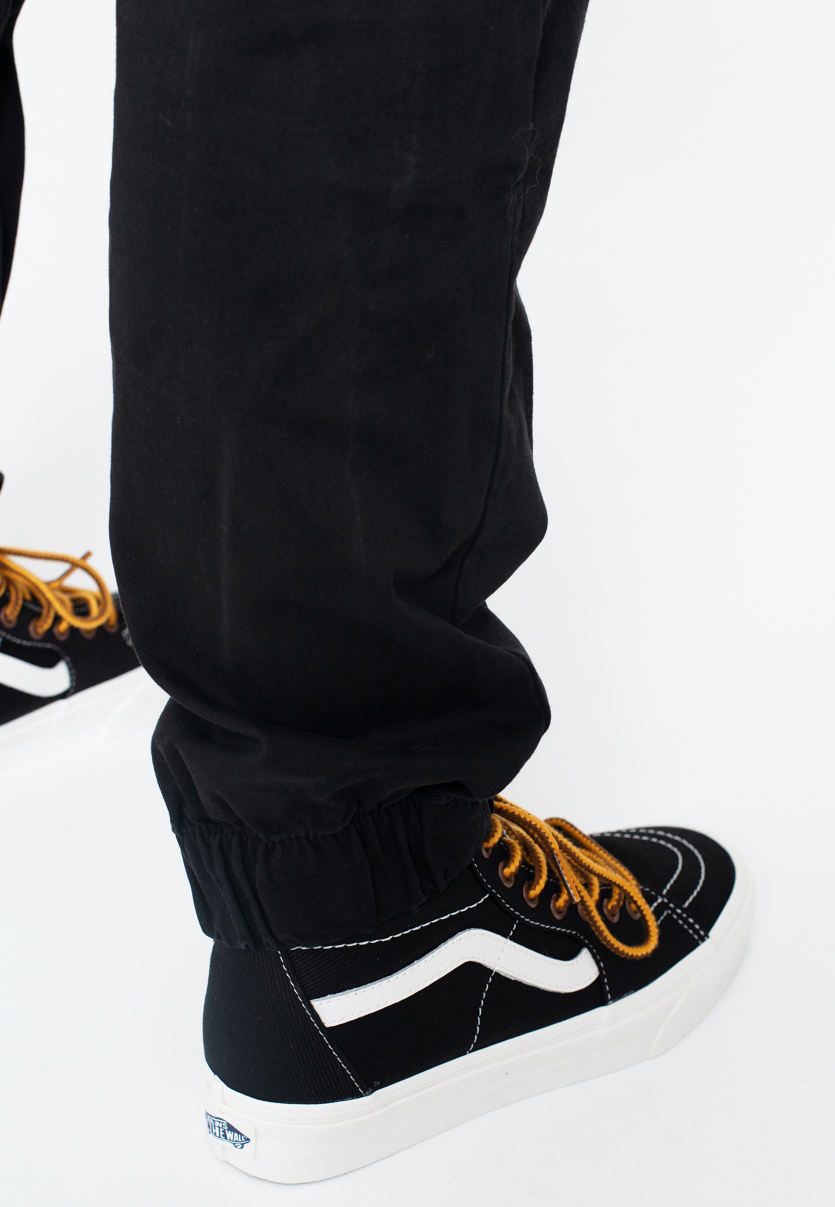 Urban Classics - Ladies Cotton Twill Utility Black - Pants | Women-Image