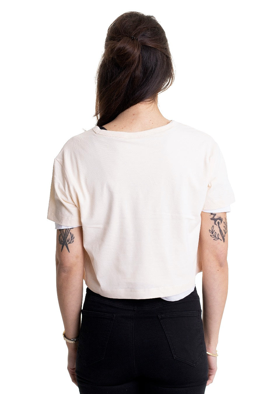 Urban Classics - Ladies Full Double Layered Whitesand/White - T-Shirt | Women-Image