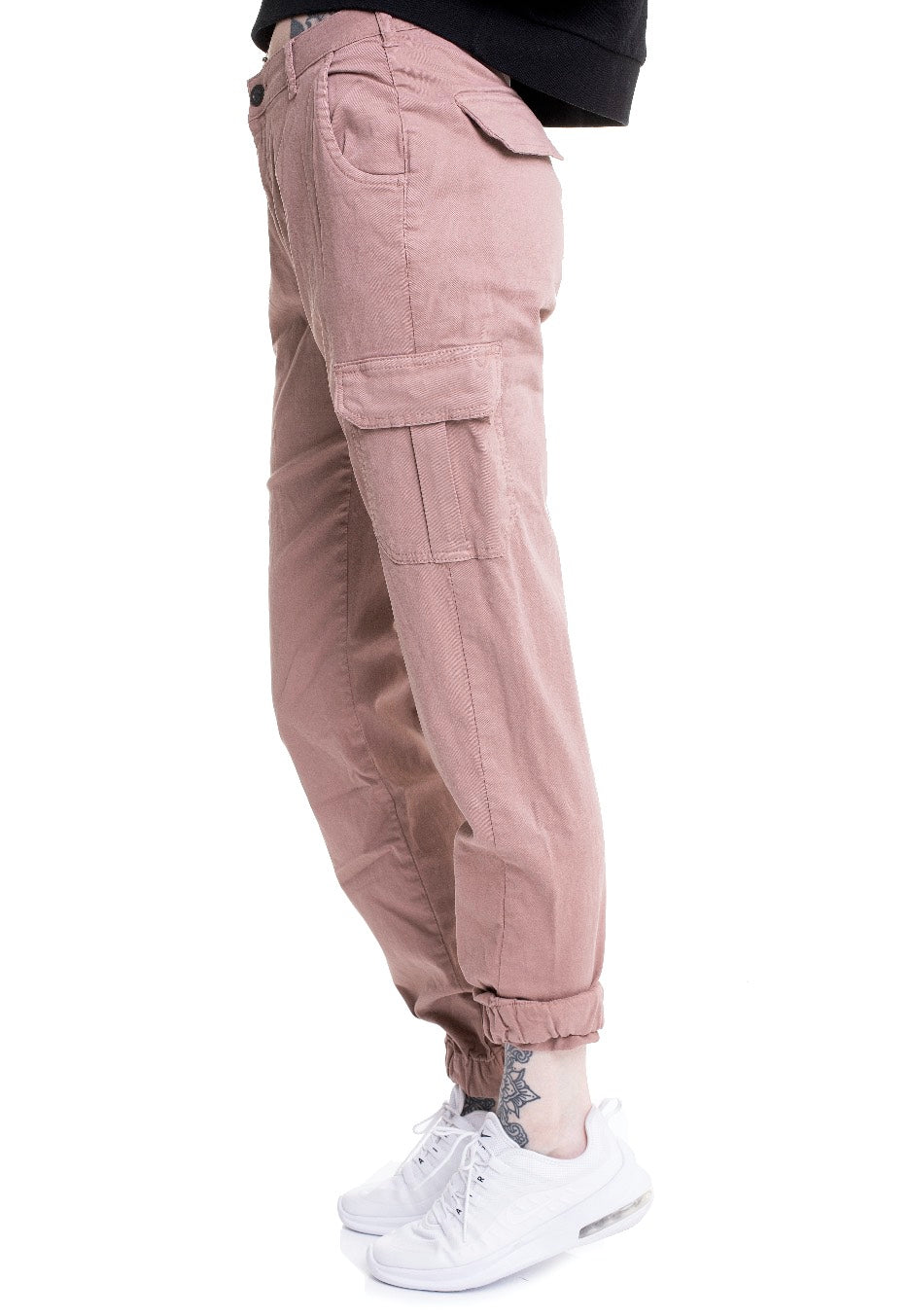 Urban Classics - Ladies High Waist Cargo Duskrose - Pants | Women-Image