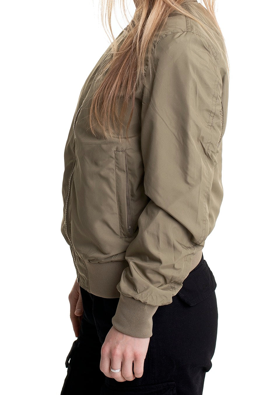 Urban Classics - Ladies Light Bomber Khaki - Jacket | Women-Image