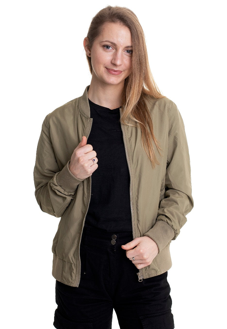 Urban Classics - Ladies Light Bomber Khaki - Jacket | Women-Image