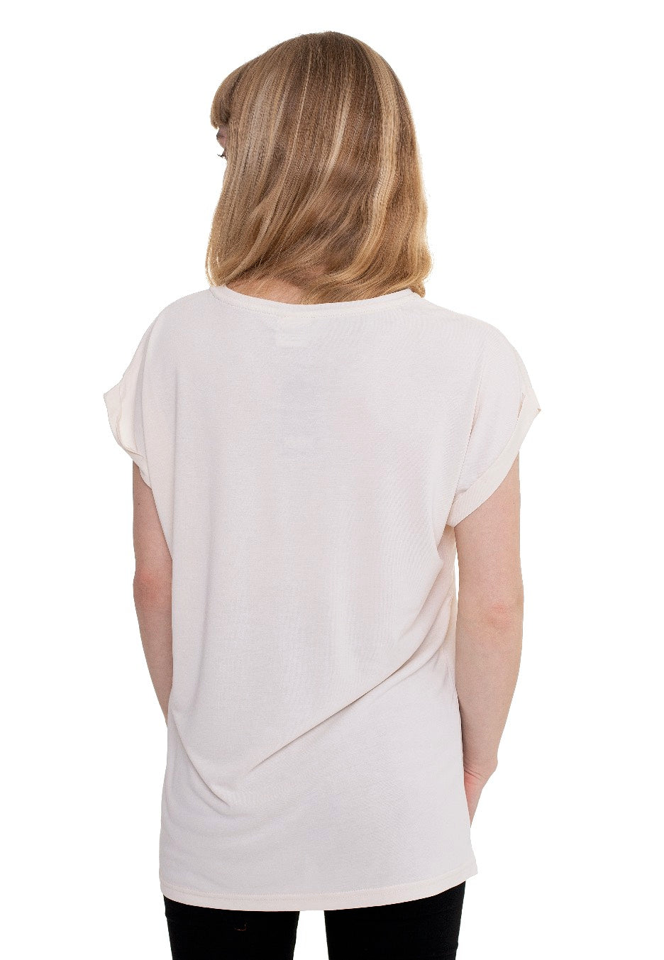 Urban Classics - Ladies Modal Extended Shoulder Whitesand - T-Shirt | Women-Image