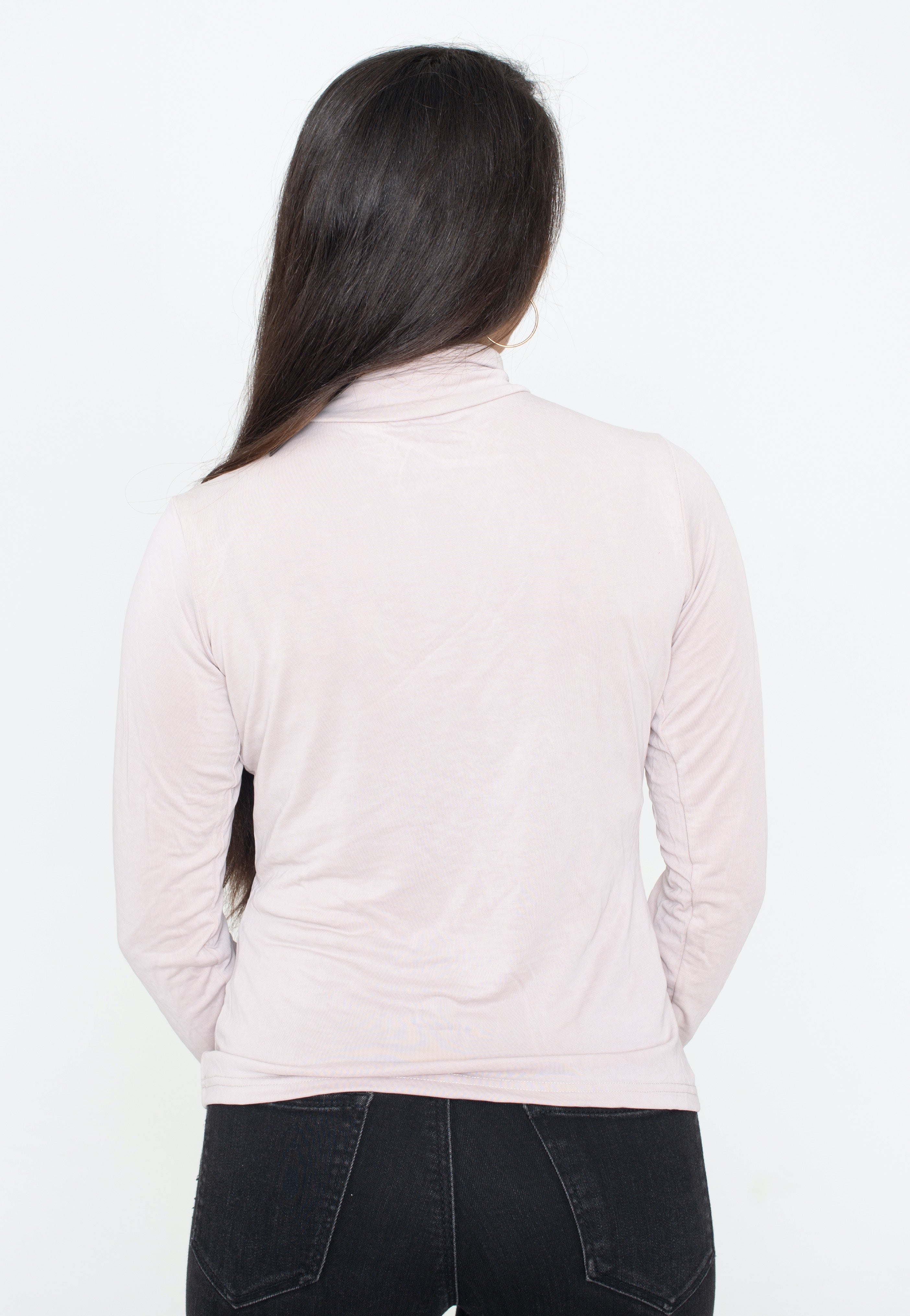 Urban Classics - Ladies Modal Turtleneck Warmgrey - Longsleeve | Women-Image