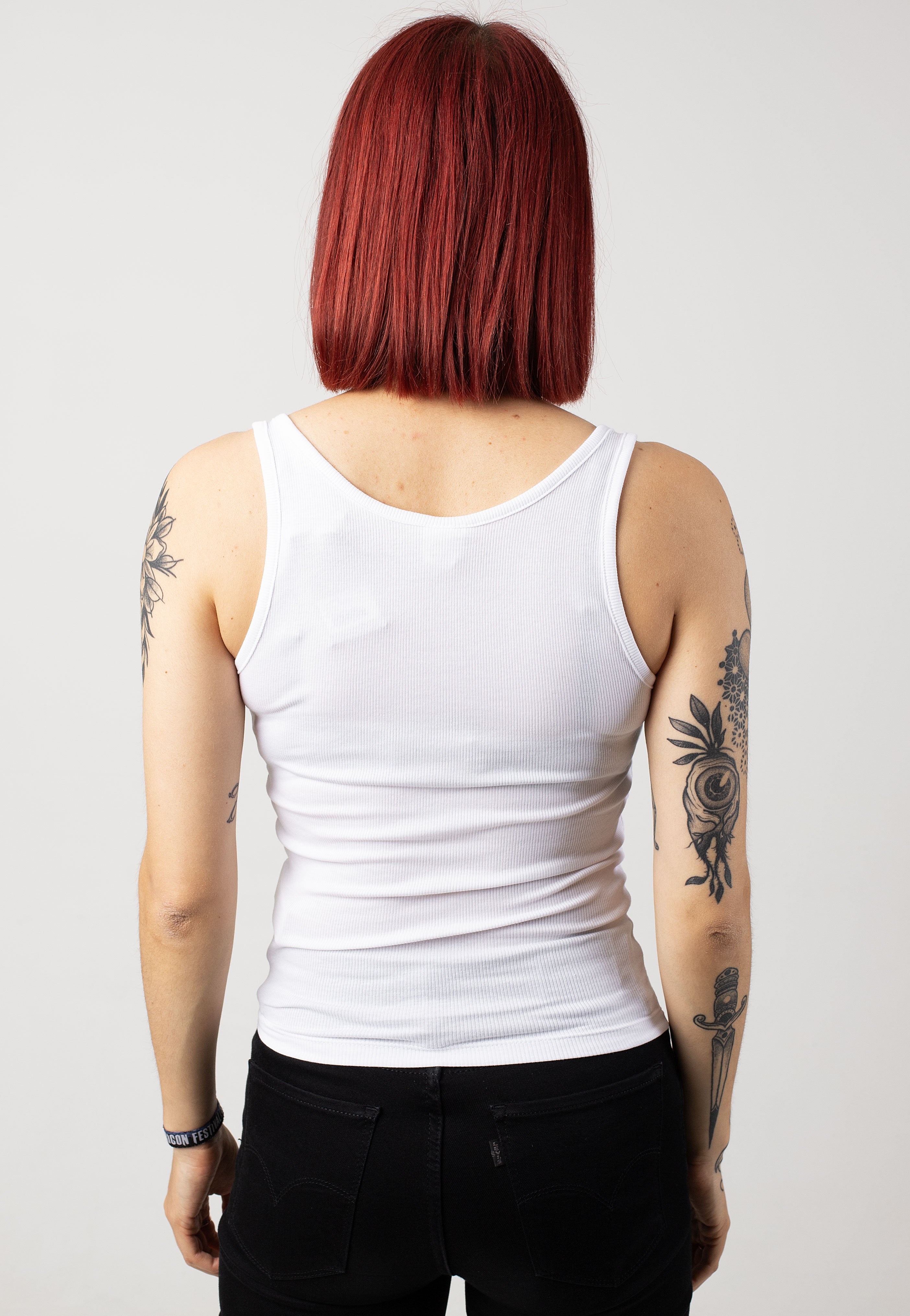 Urban Classics - Ladies Organic Basic Rib Pack Of 2 Black/White - Tank | Women-Image