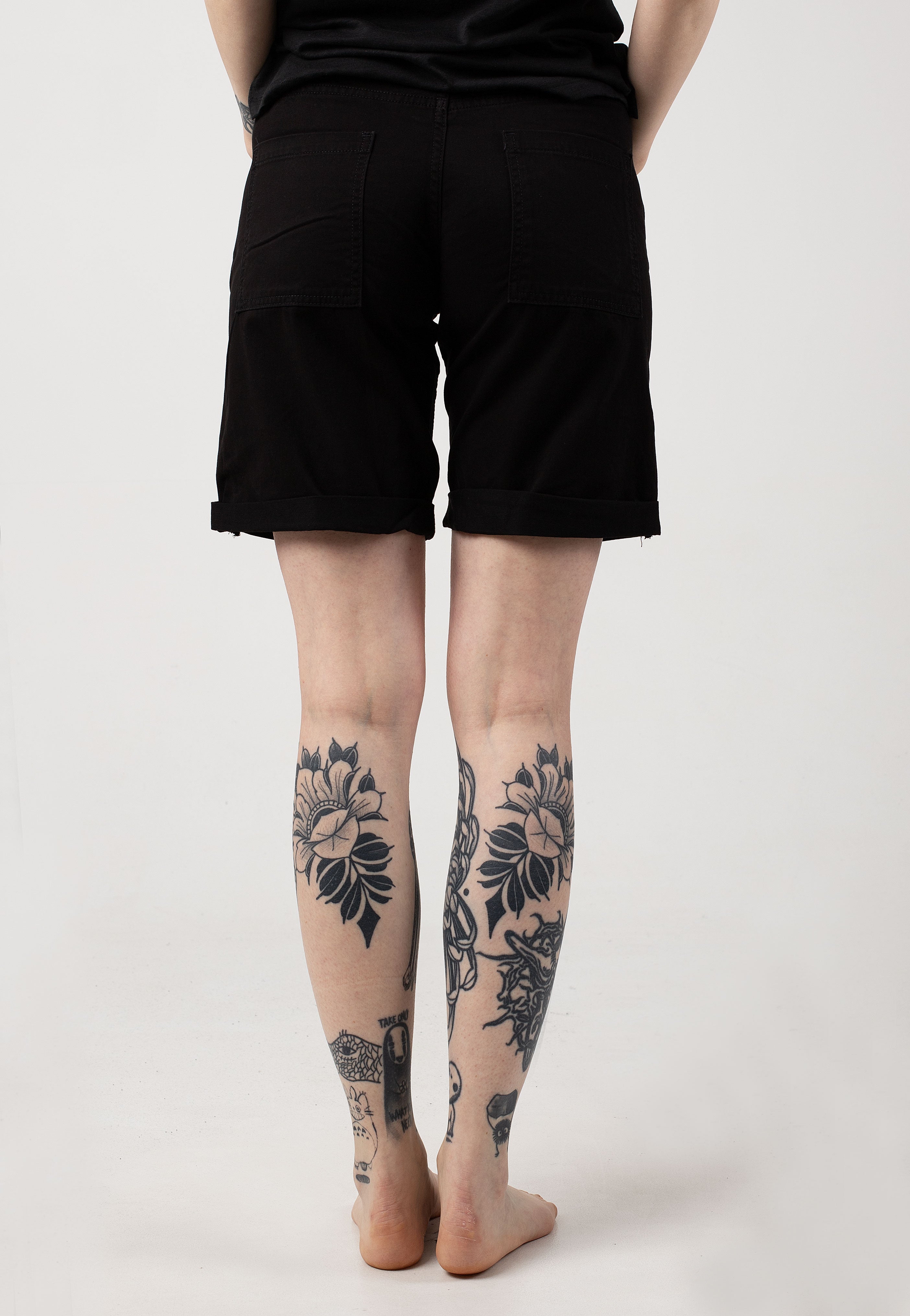 Urban Classics - Ladies Organic Cotton Bermuda Black - Shorts | Women-Image