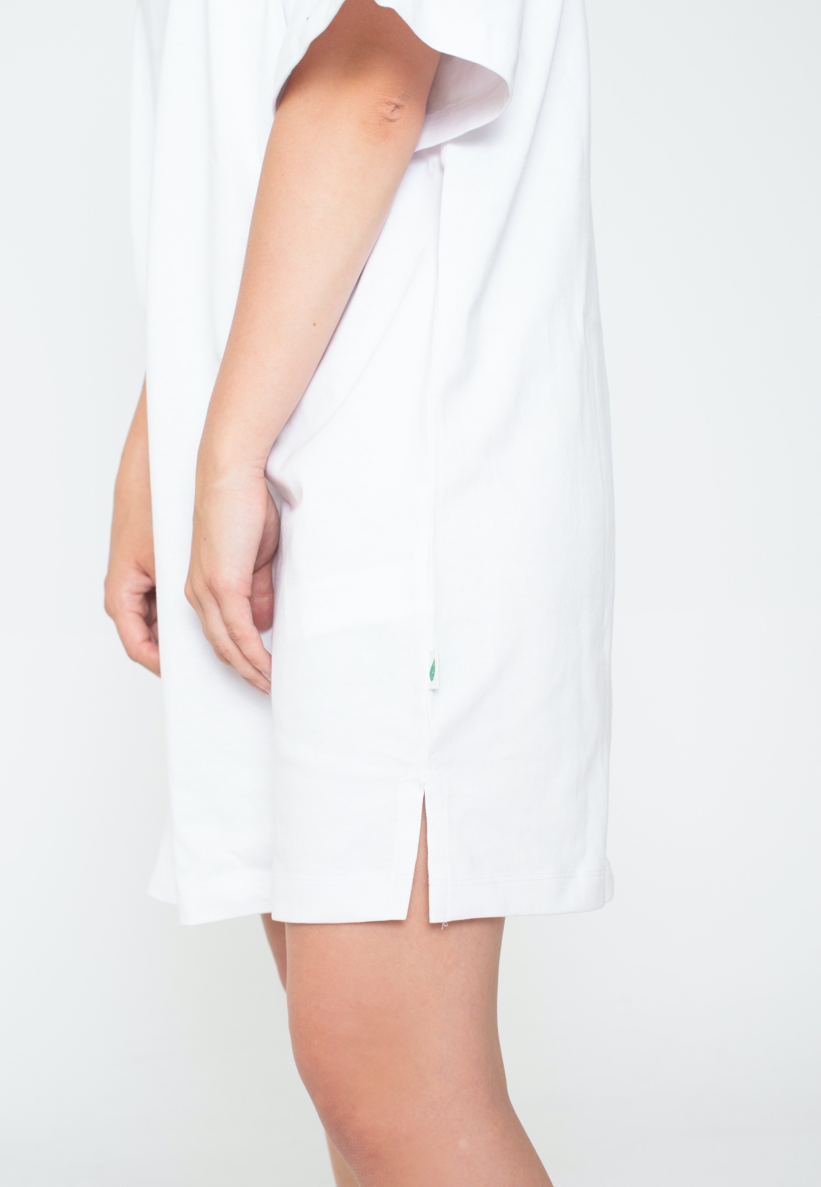 Urban Classics - Ladies Organic Heavy Oversized Tee White - Dress | Women-Image