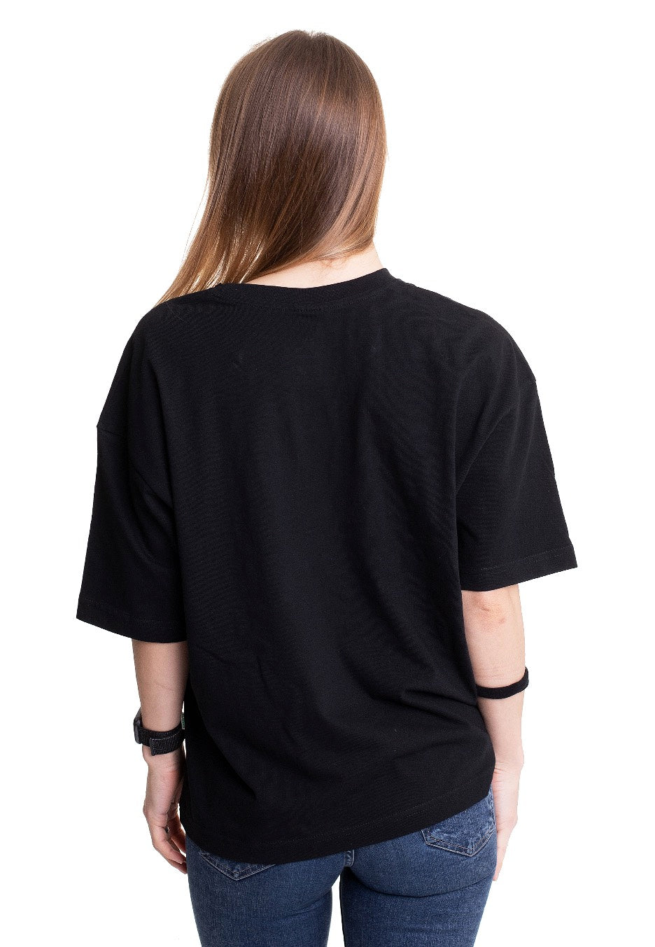 Urban Classics - Ladies Organic Oversized Pleat Pack Of 2 White Black - T-Shirt | Women-Image