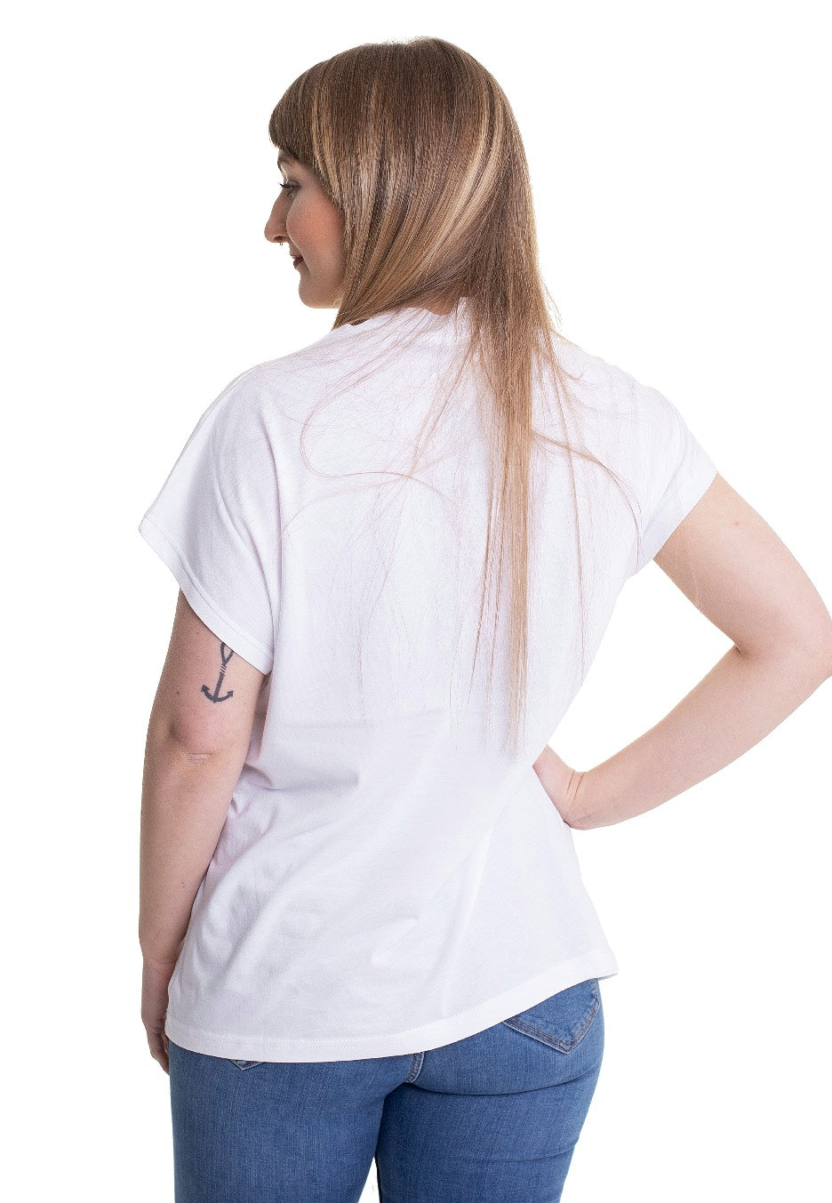 Urban Classics - Ladies Oversized Cut On Sleeve Viscose White - T-Shirt | Women-Image