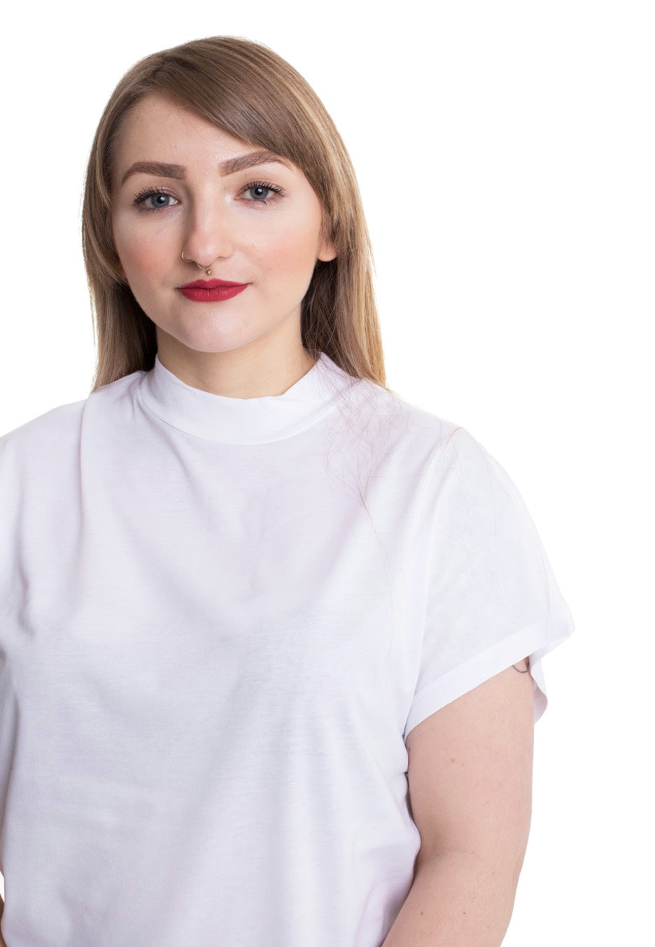 Urban Classics - Ladies Oversized Cut On Sleeve Viscose White - T-Shirt | Women-Image