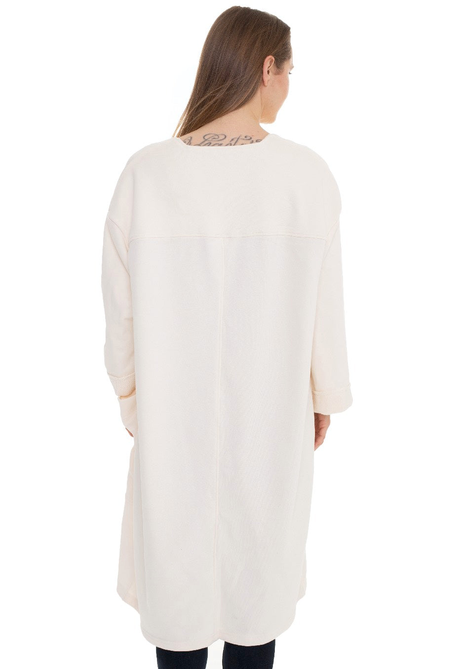 Urban Classics - Ladies Oversized Terry Whitesand - Cardigan | Women-Image