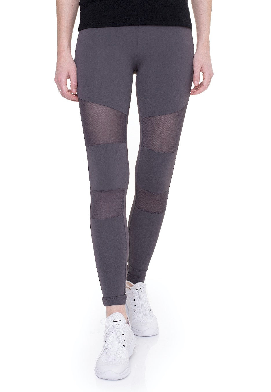 Urban Classics - Ladies Tech Mesh Dark Grey - Leggings | Women-Image