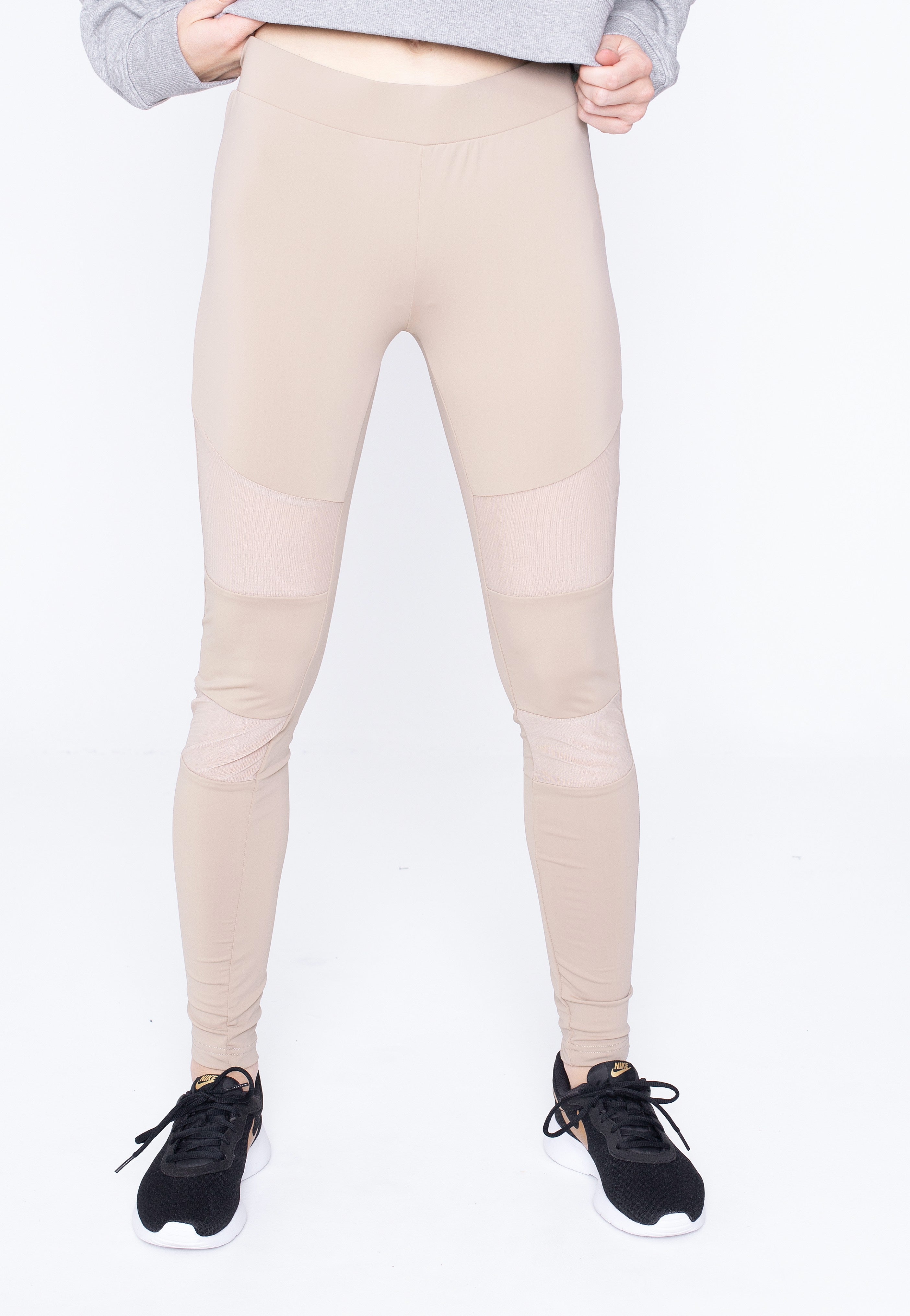 Urban Classics - Ladies Tech Mesh Soft Taupe - Leggings | Women-Image