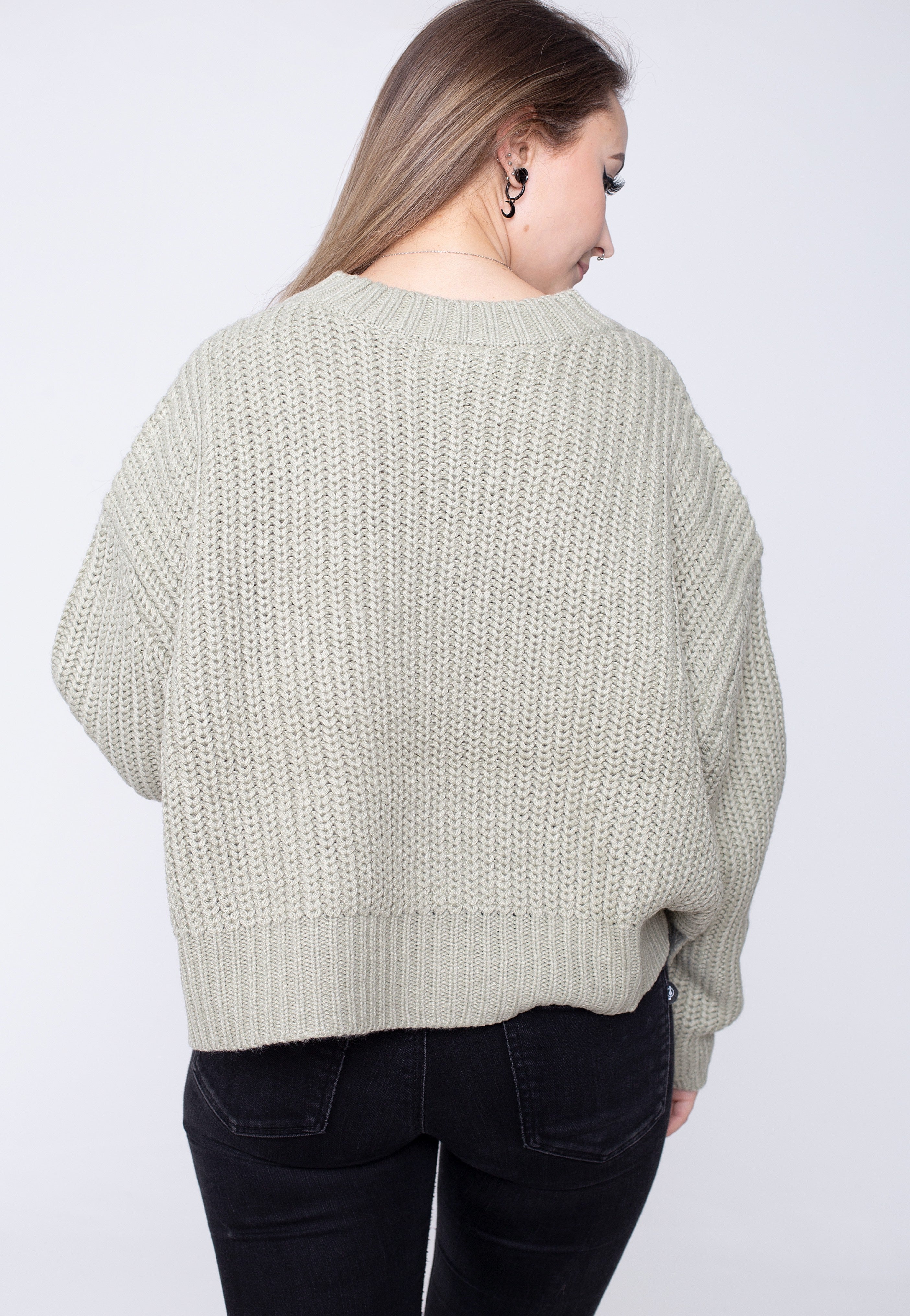 Urban Classics - Ladies Wide Oversize Soft Salvia - Pullover | Women-Image