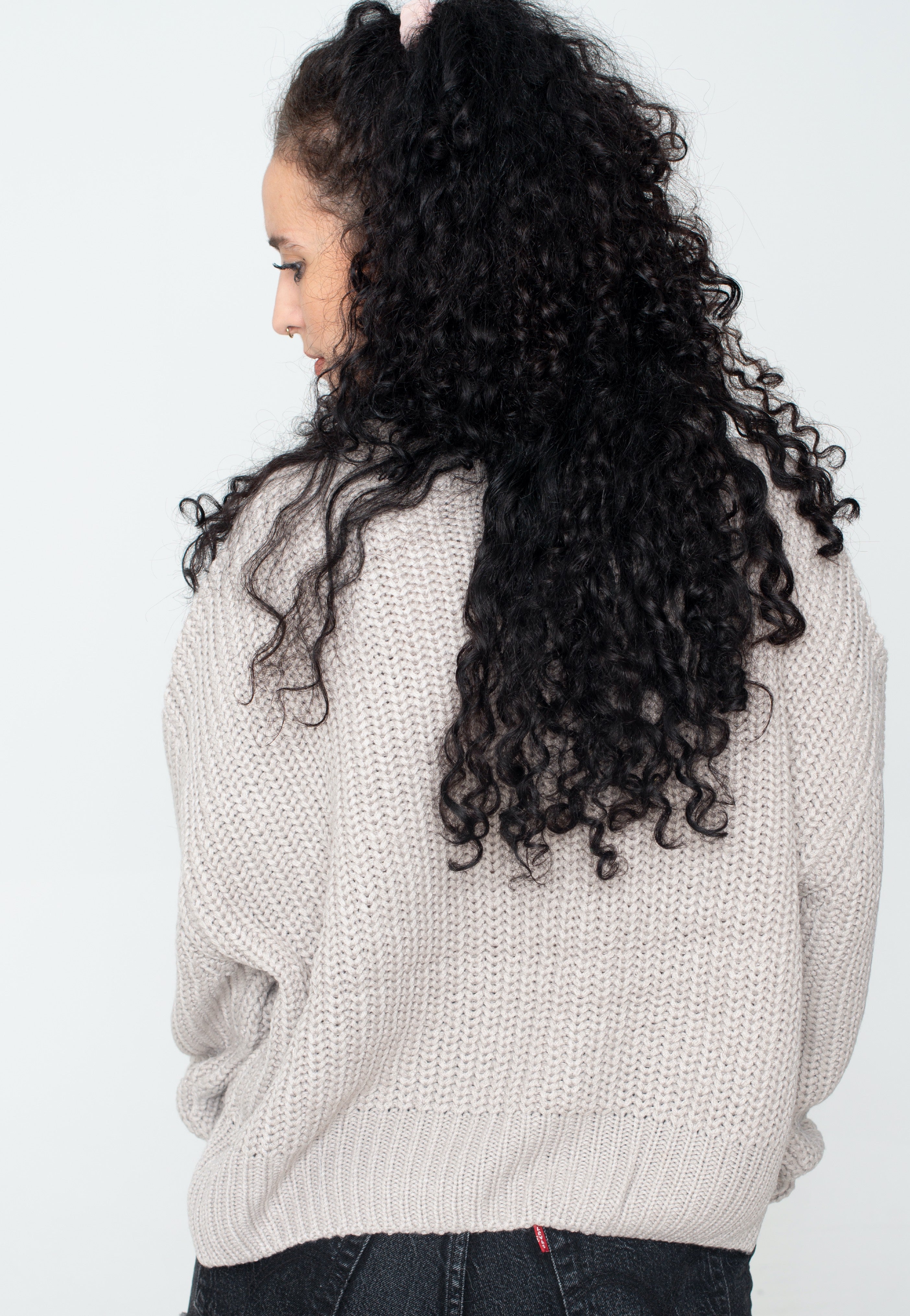 Urban Classics - Ladies Wide Oversize Warmgrey - Pullover | Women-Image