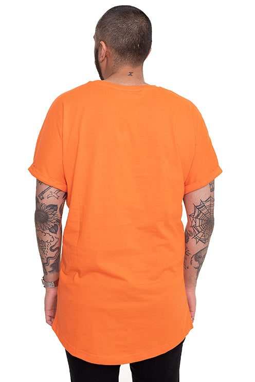 Urban Classics - Long Shaped Turnup Mandarin - T-Shirt | Men-Image