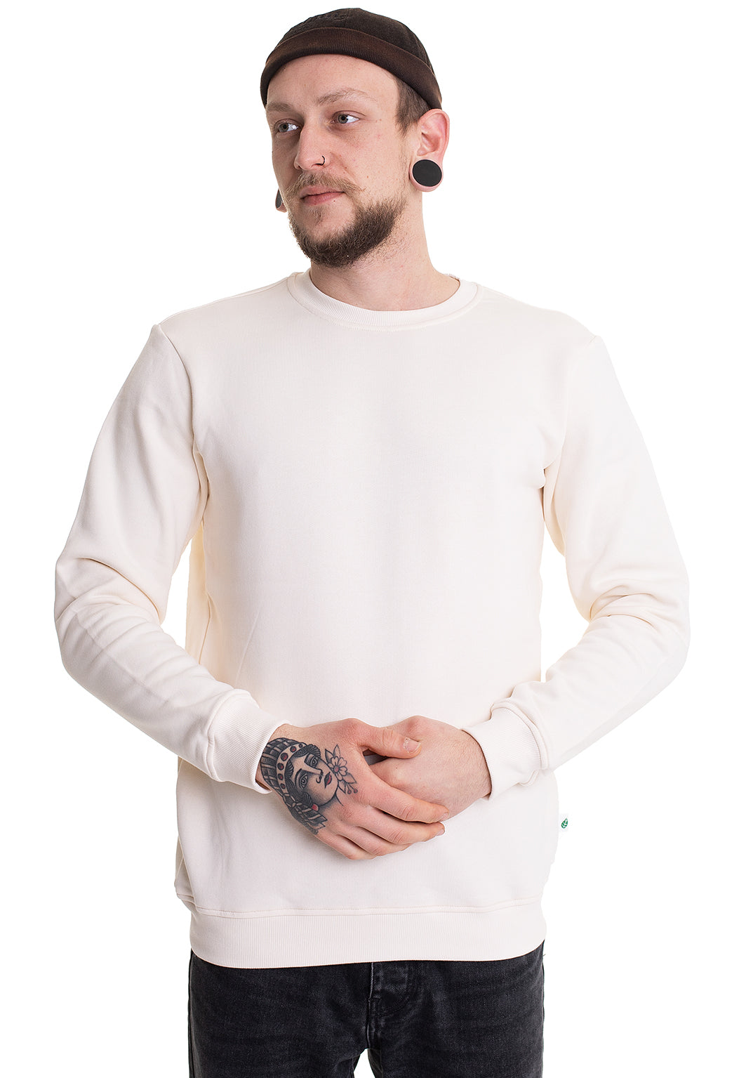 Urban Classics - Organic Basic Whitesand - Sweater | Men-Image