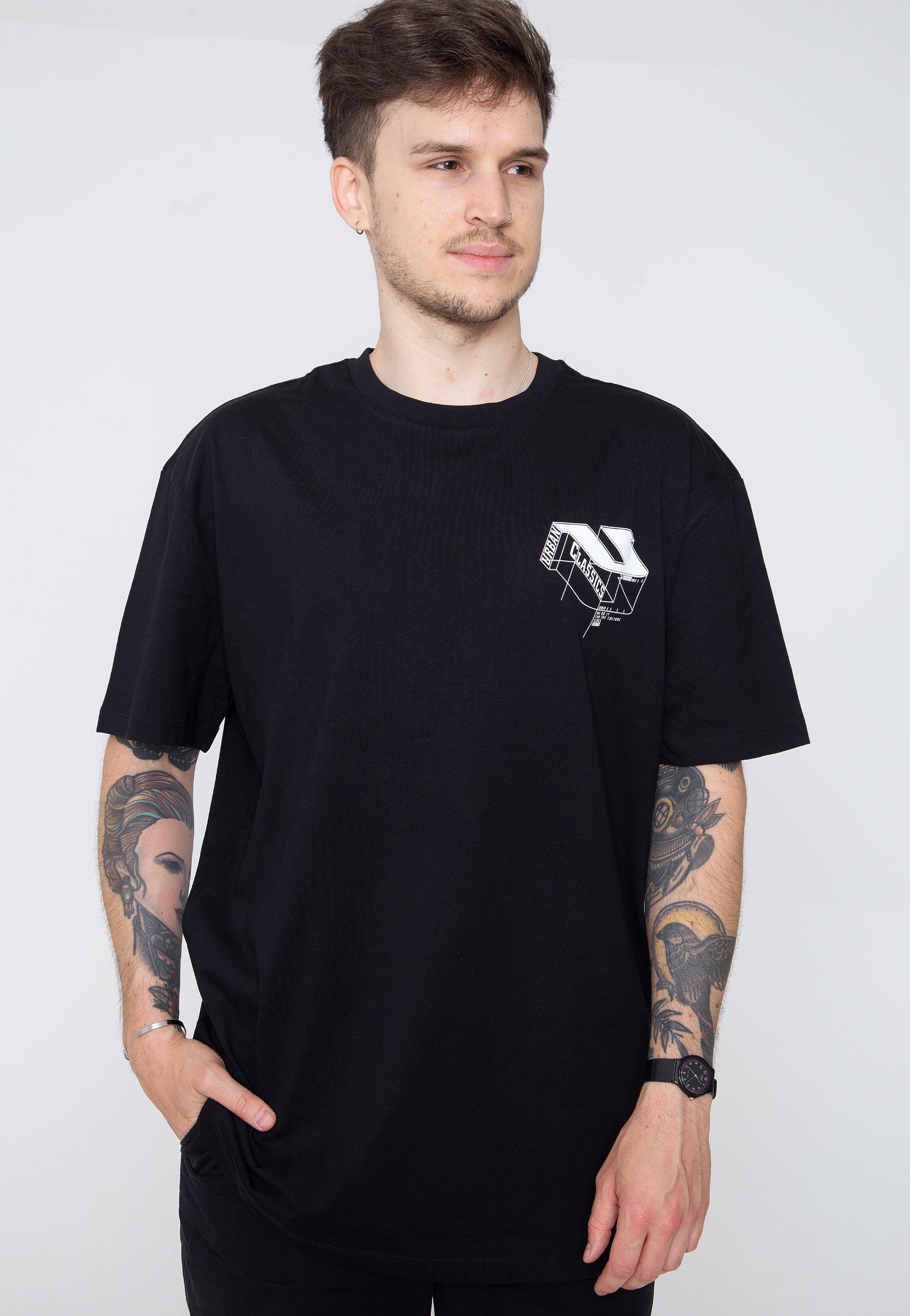 Urban Classics - Organic Constructed Black - T-Shirt | Men-Image