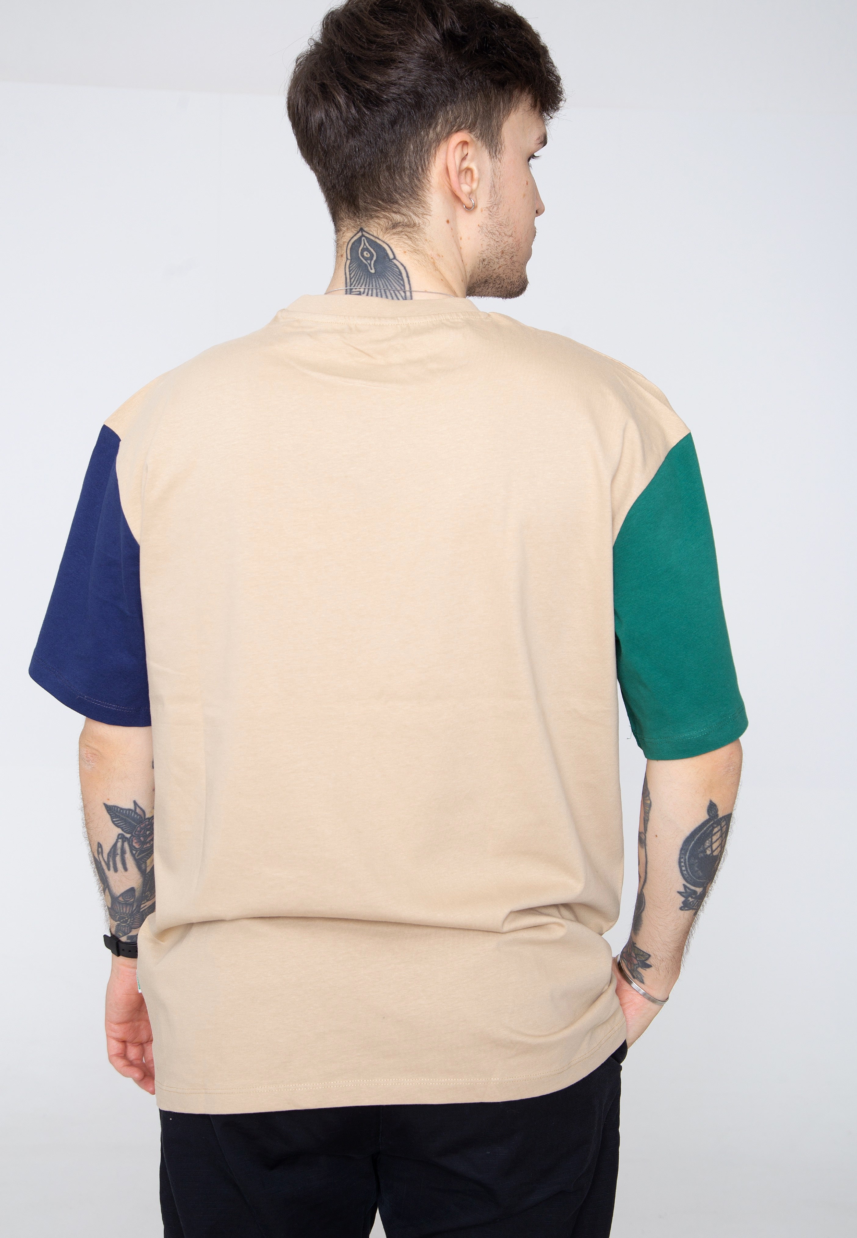 Urban Classics - Organic Oversized Colorblock Unionbeige - T-Shirt | Men-Image