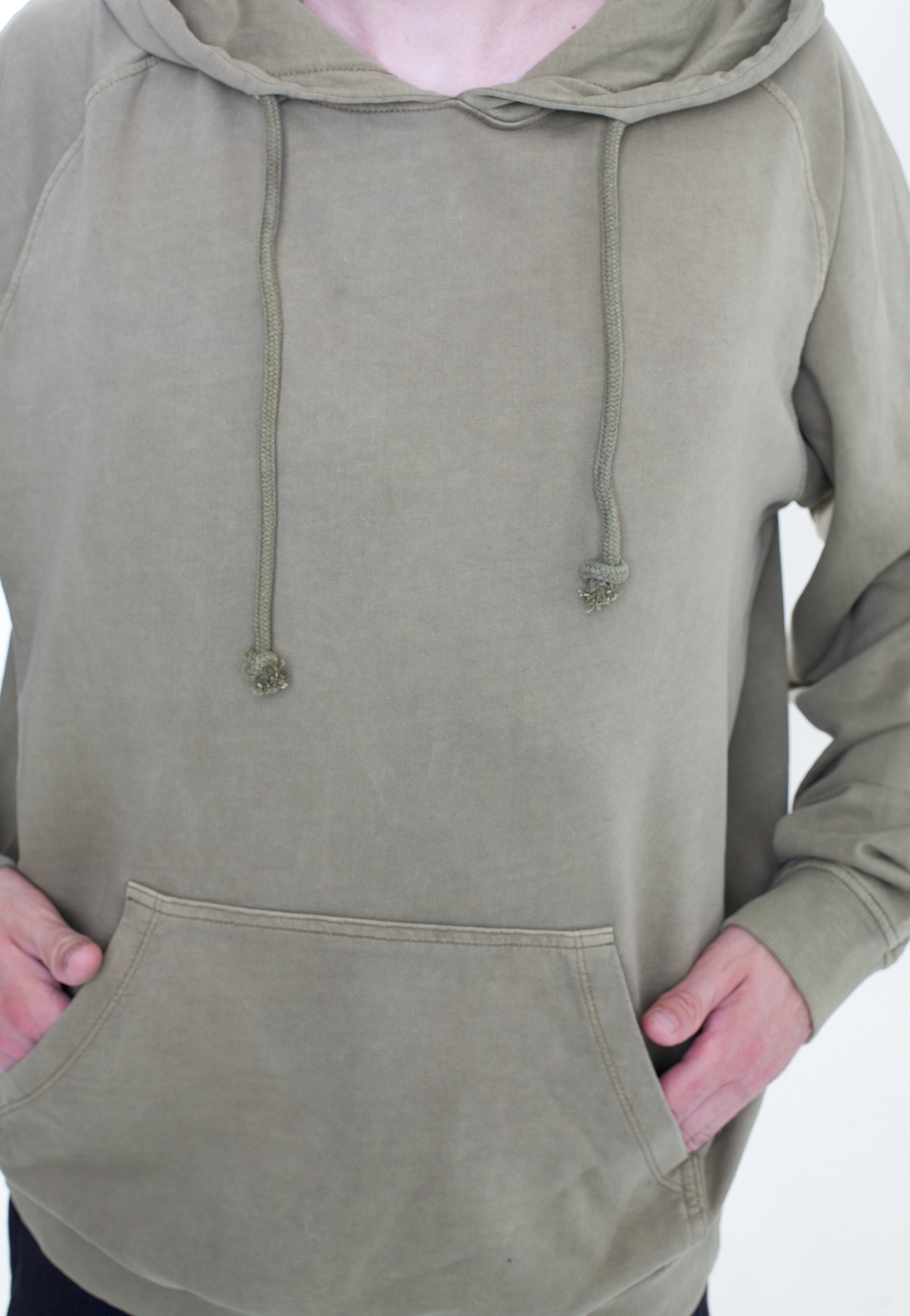 Urban Classics - Overdyed Khaki - Hoodie | Men-Image