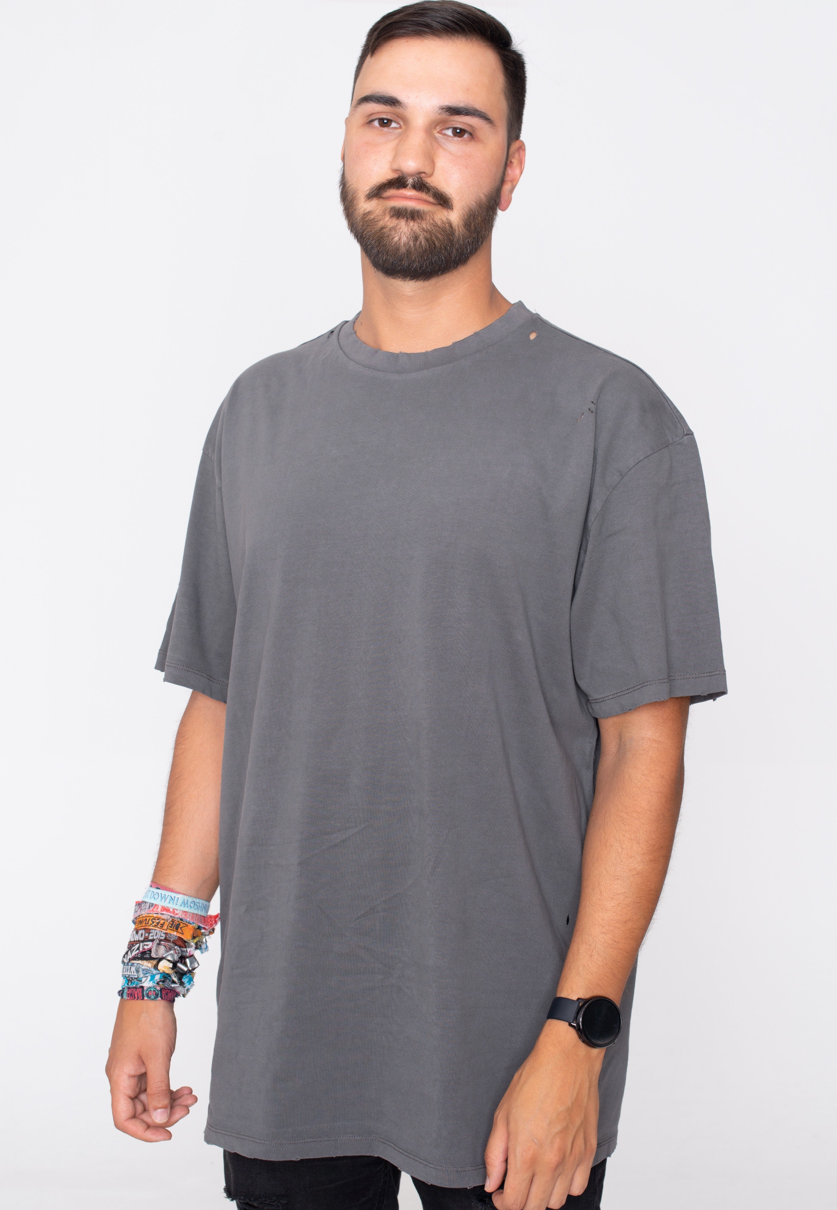 Urban Classics - Oversized Distressed Darkshadow - T-Shirt | Men-Image