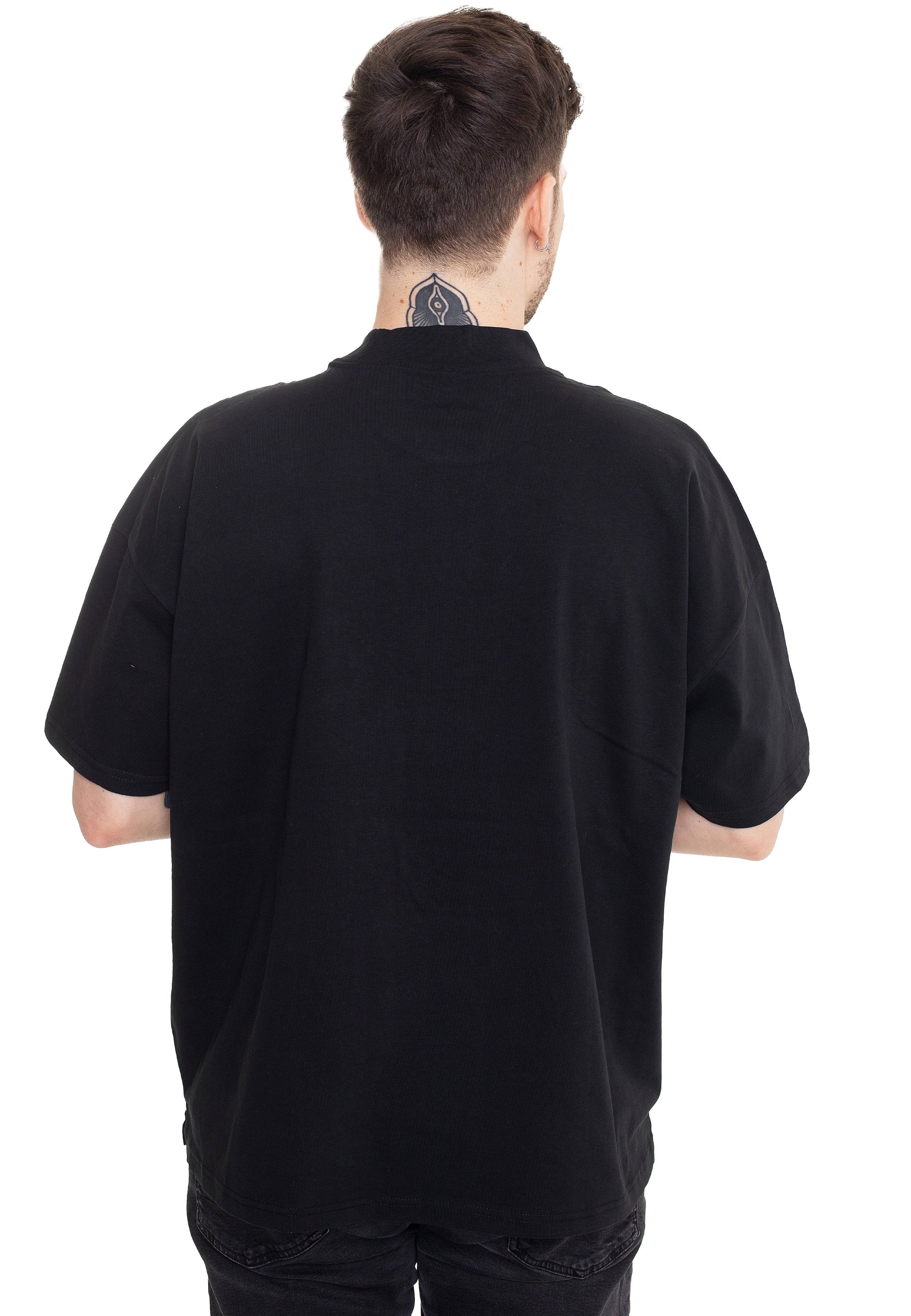 Urban Classics - Oversized Mock Neck Black - T-Shirt | Men-Image