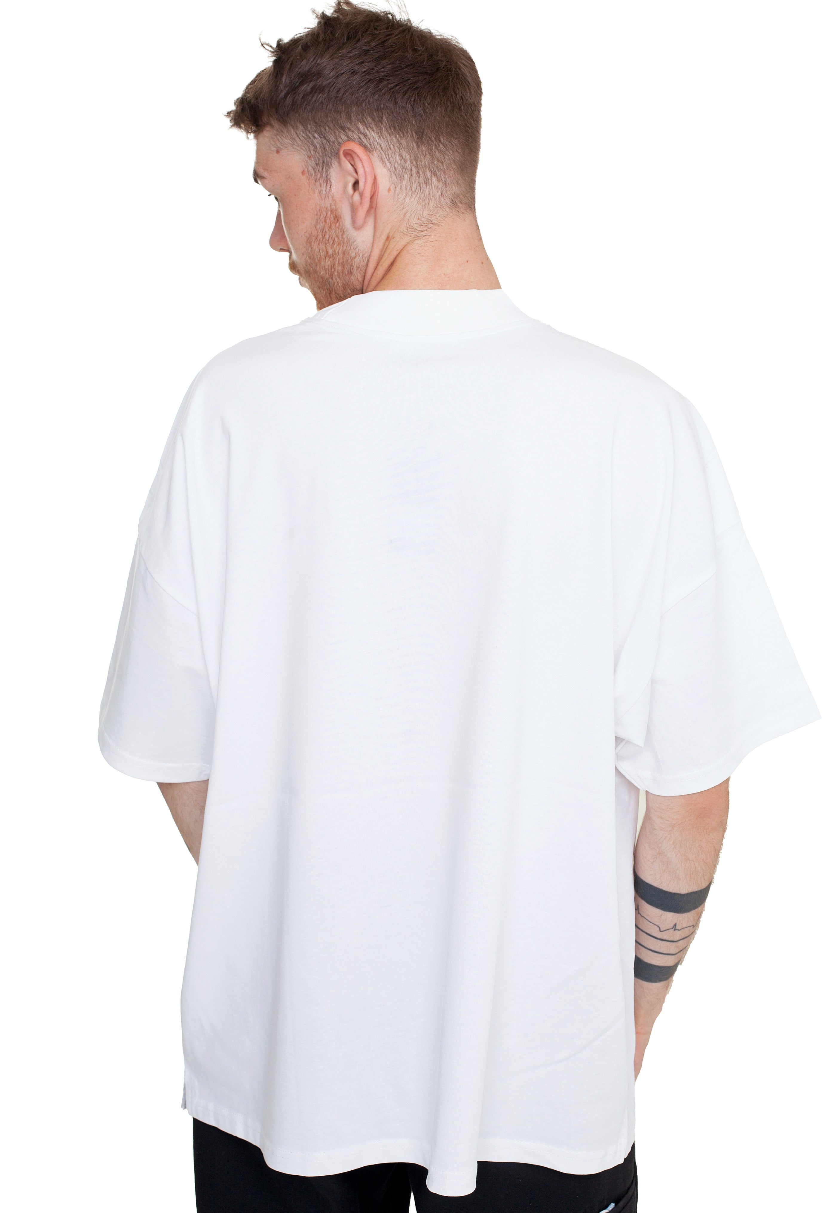 Urban Classics - Oversized Mock Neck White - T-Shirt | Men-Image