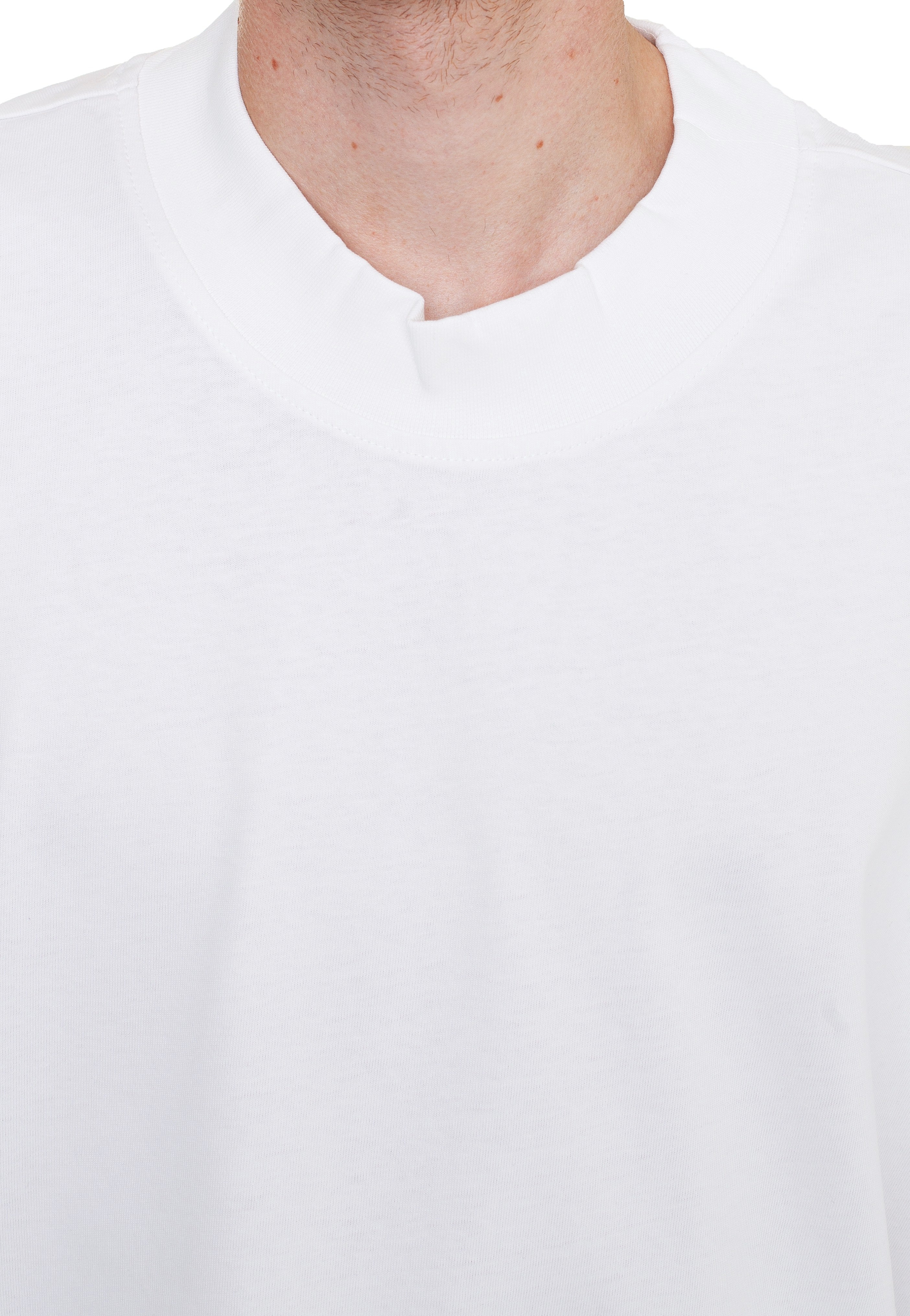 Urban Classics - Oversized Mock Neck White - T-Shirt | Men-Image