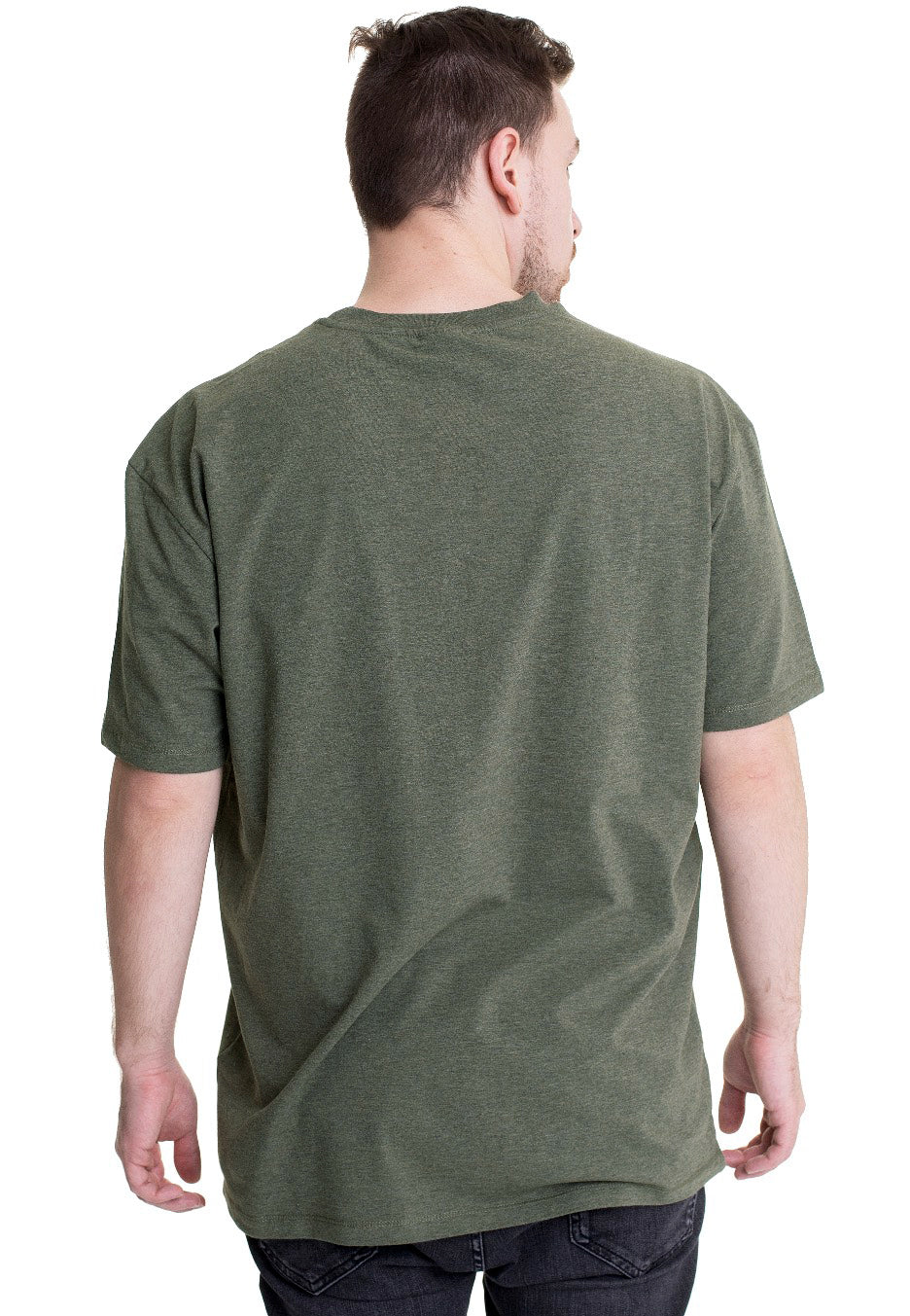 Urban Classics - Oversize Melange Darkgreen Melange - T-Shirt | Men-Image