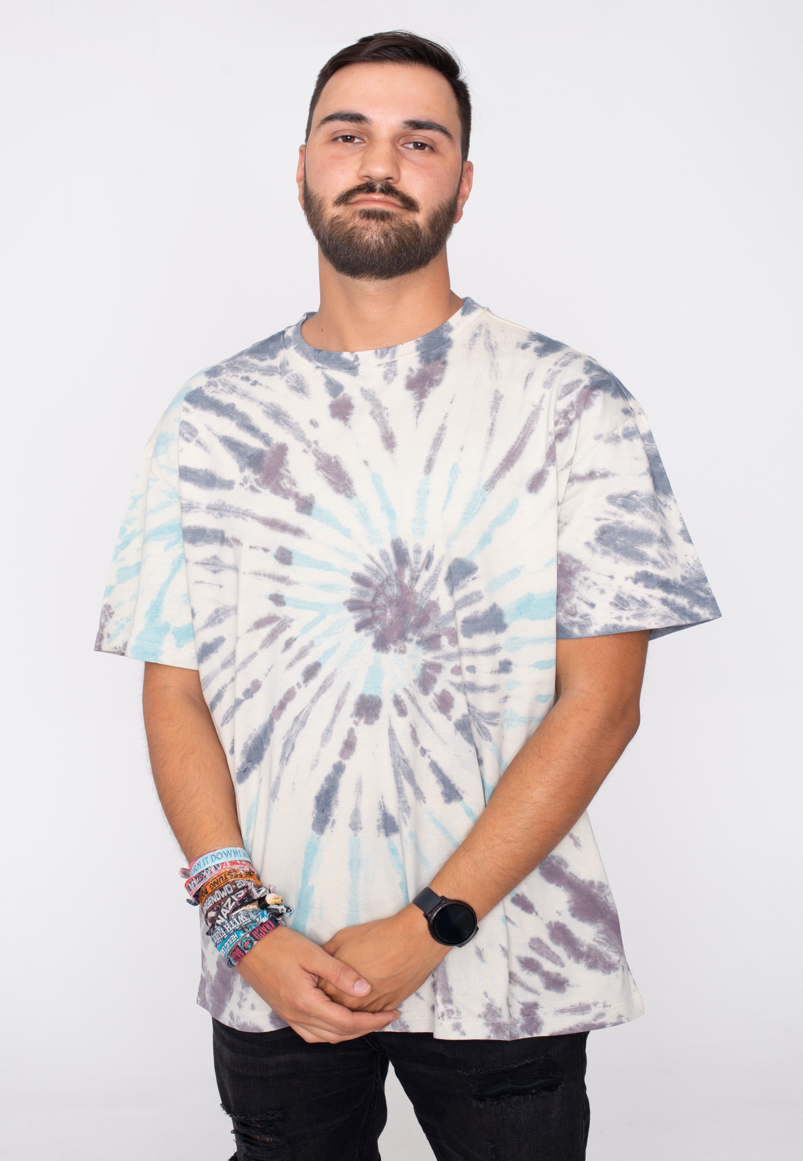 Urban Classics - Oversize Tie Dye Offwhite - T-Shirt | Men-Image