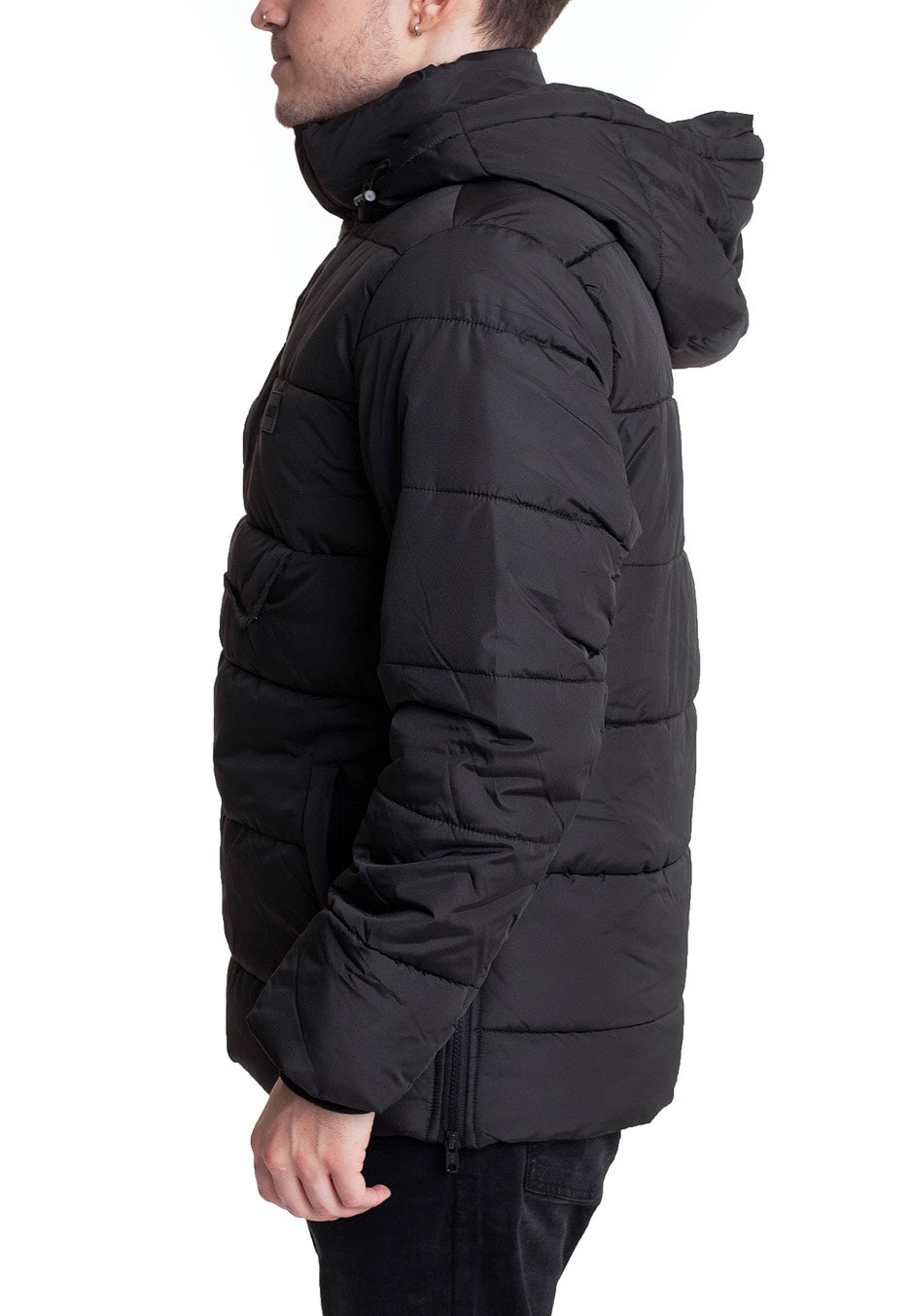 Urban Classics - Pull Over Puffer Black - Jacket | Men-Image