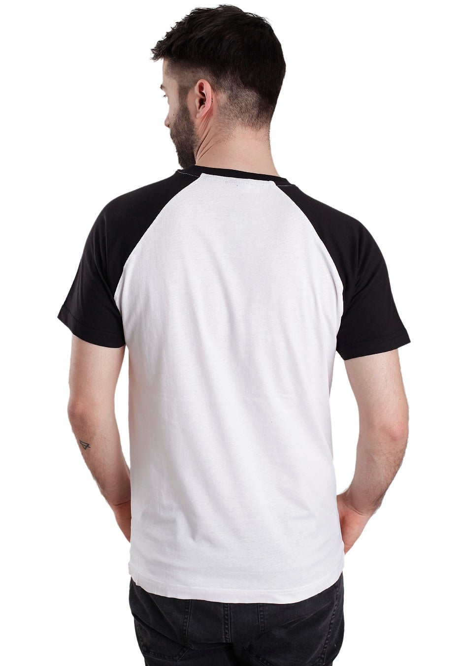 Urban Classics - Raglan Contrast White/Black - T-Shirt | Men-Image