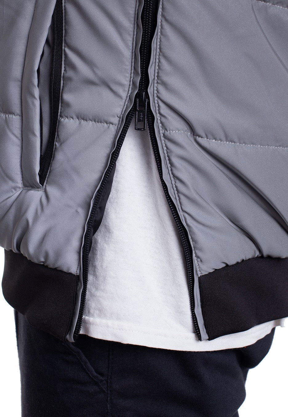 Urban Classics - Reflective Pullover Silver - Jacket | Men-Image