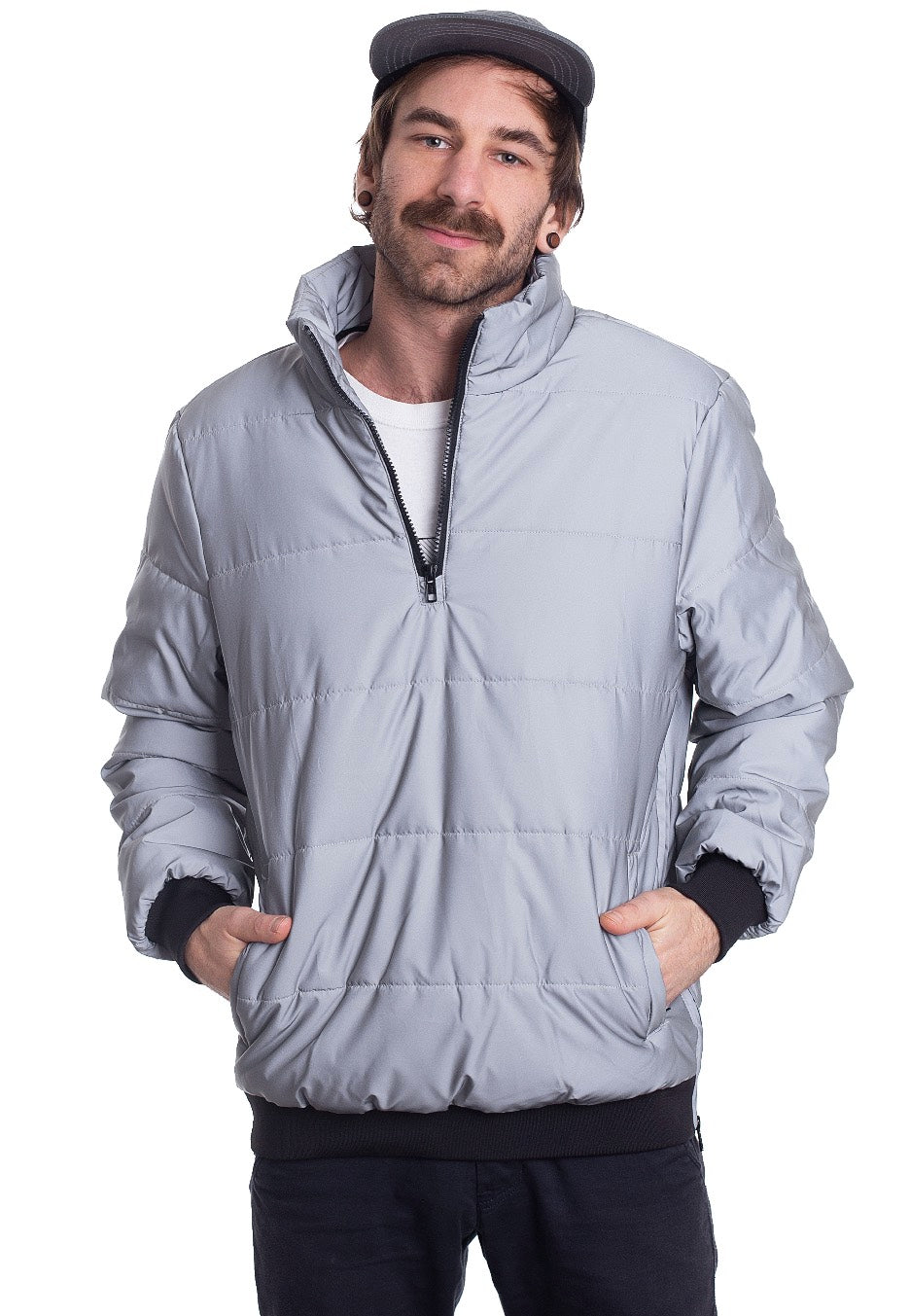 Urban Classics - Reflective Pullover Silver - Jacket | Men-Image