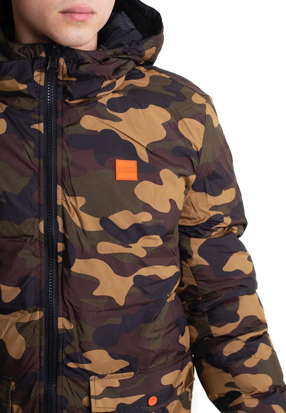 Urban Classics - Reversible Black/Woodcamo - Jacket | Men-Image