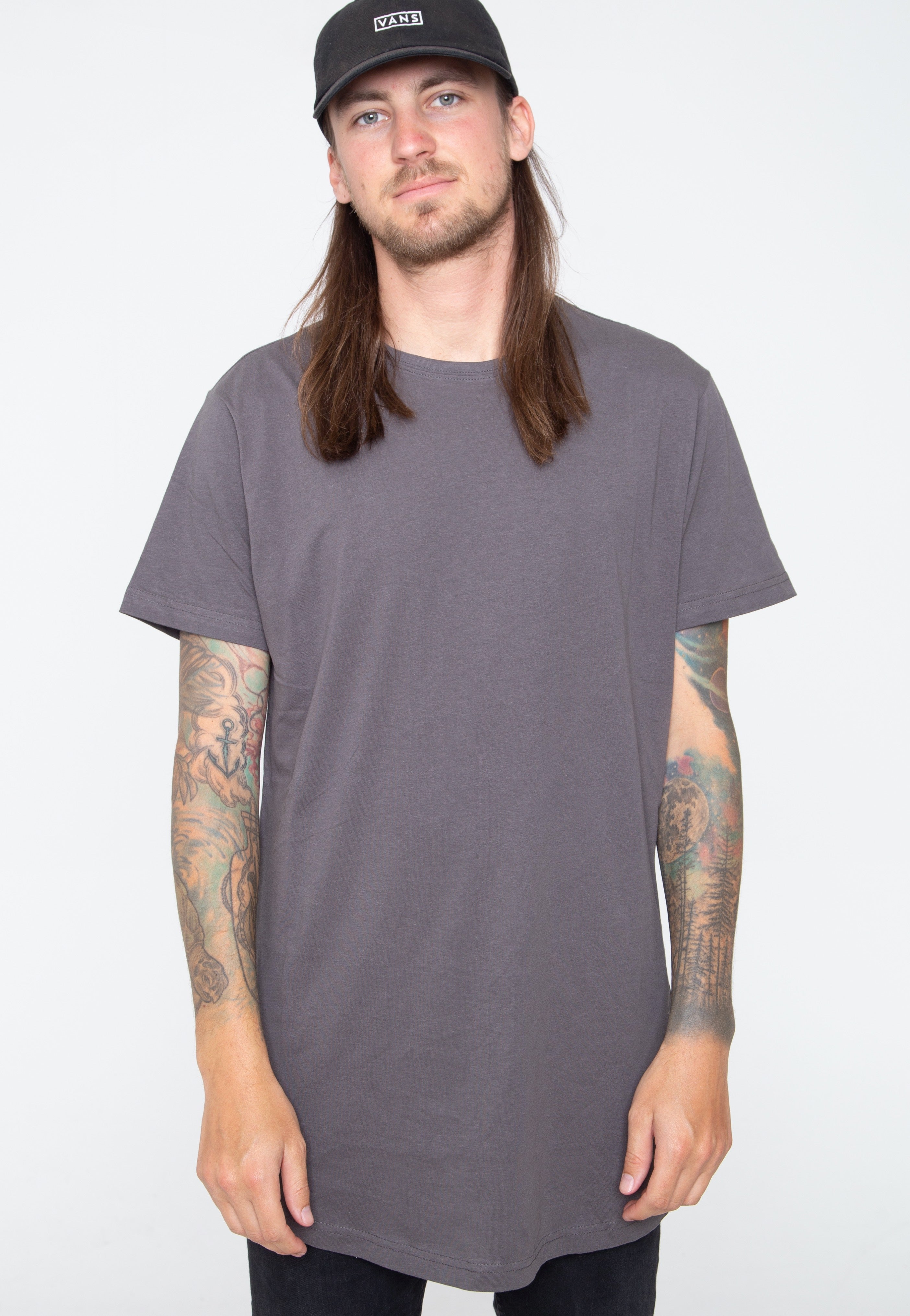 Urban Classics - Shaped Long Darkshadow - T-Shirt | Men-Image