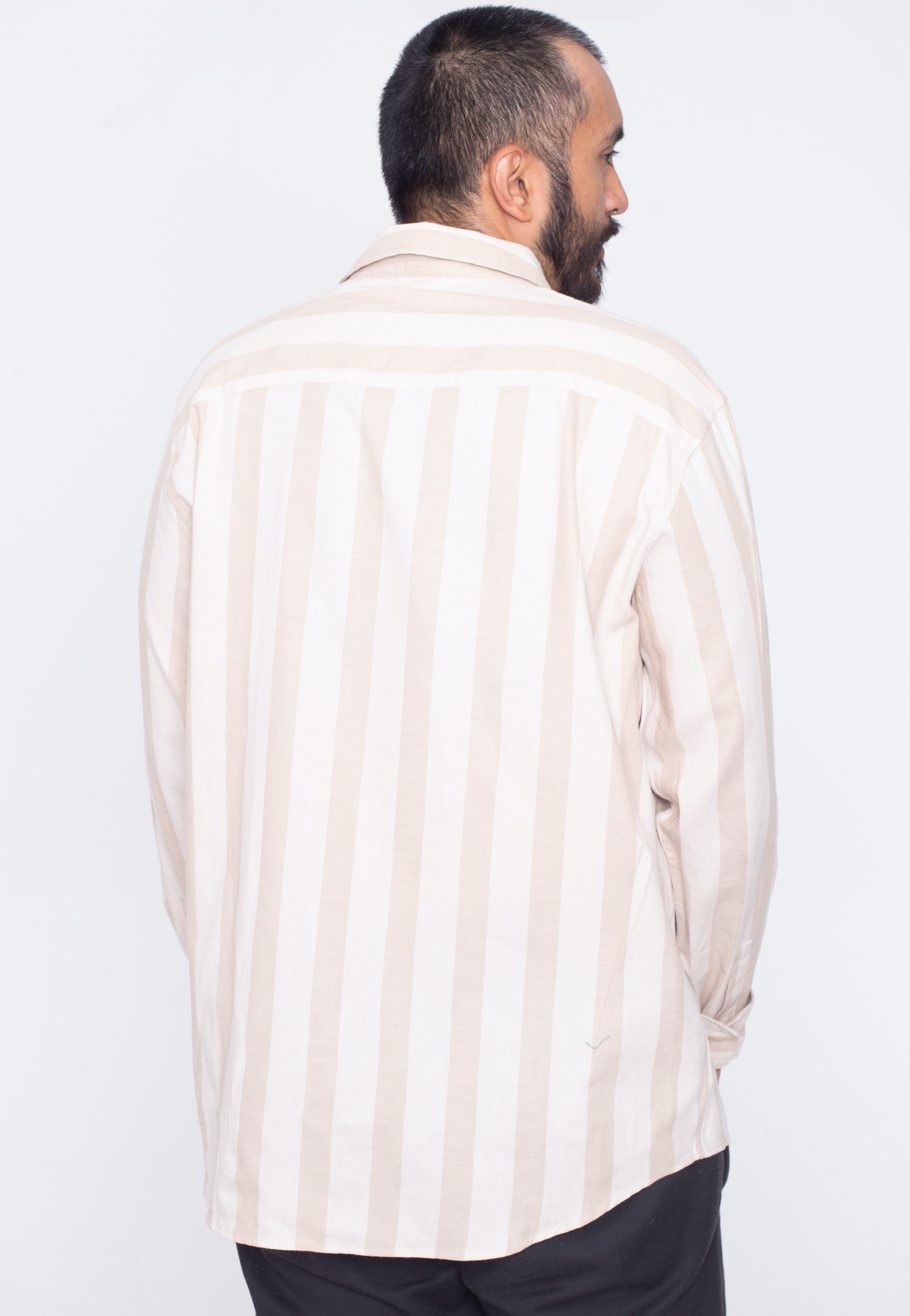 Urban Classics - Striped Unionbeige/Softseagrass - Shirt | Men-Image