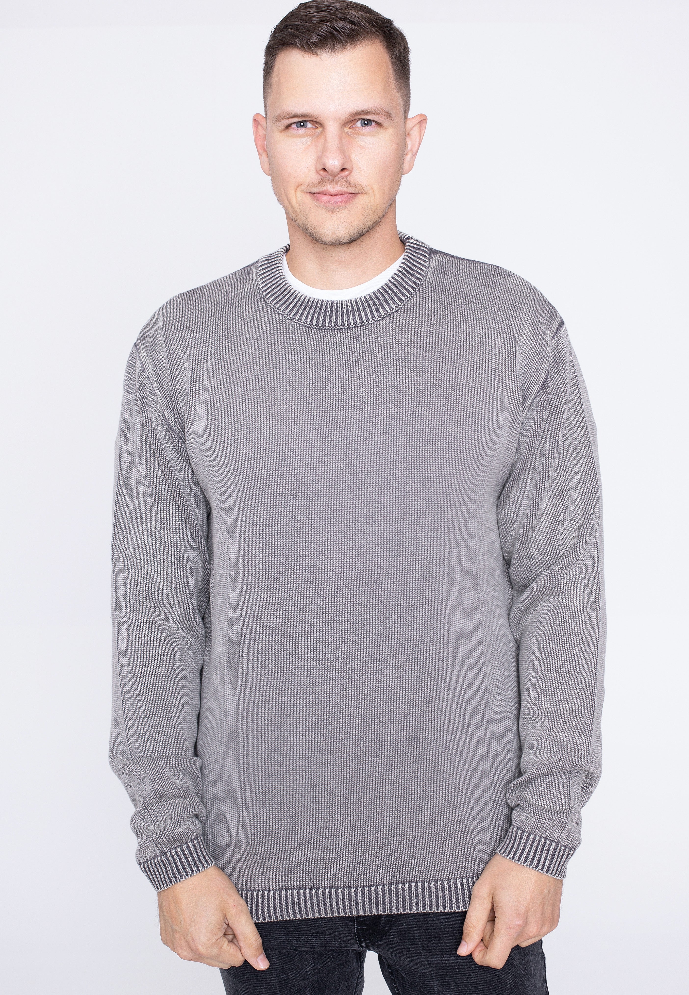 Urban Classics - Washed Asphalt - Pullover | Men-Image