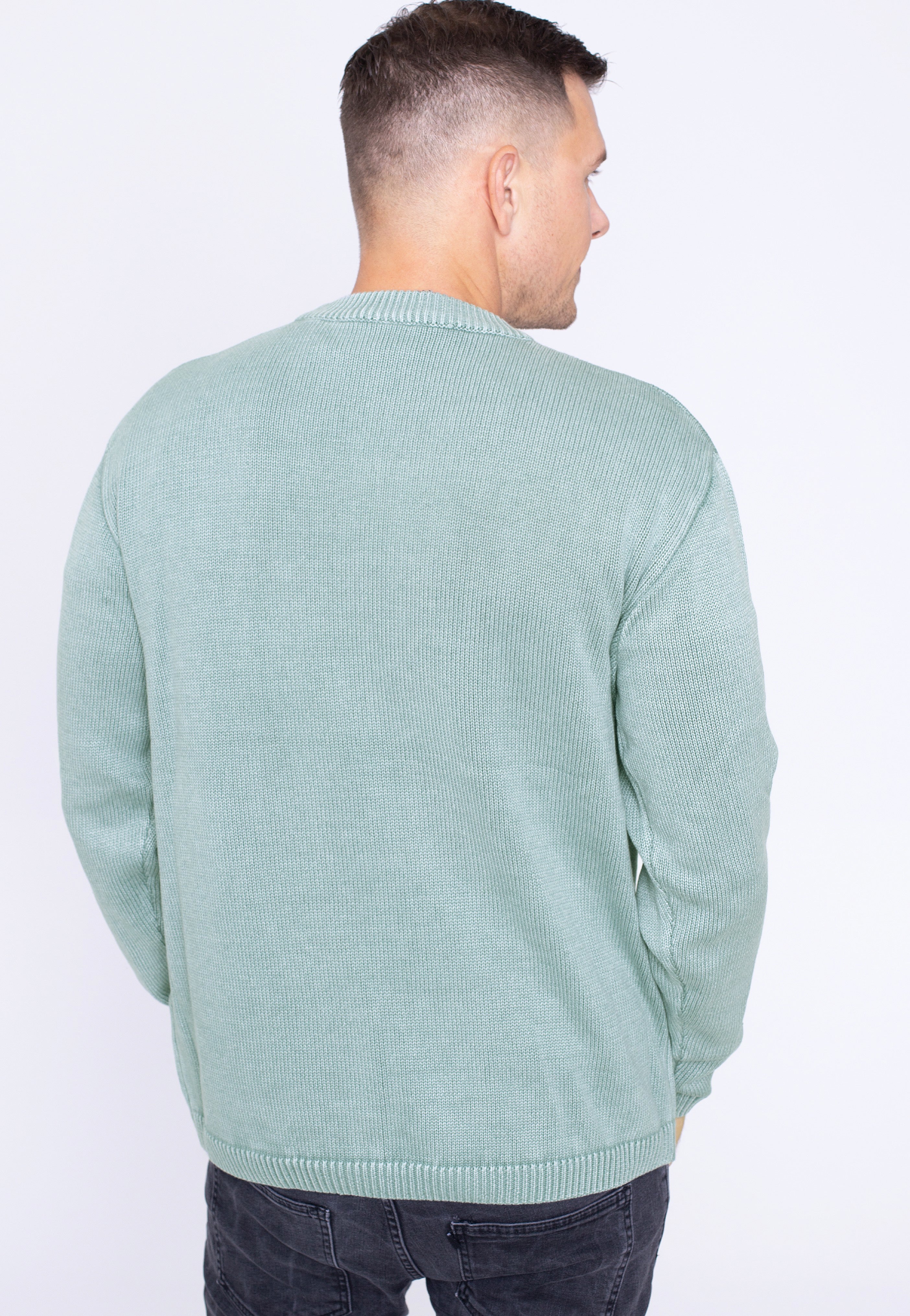 Urban Classics - Washed Dusty Blue - Pullover | Men-Image