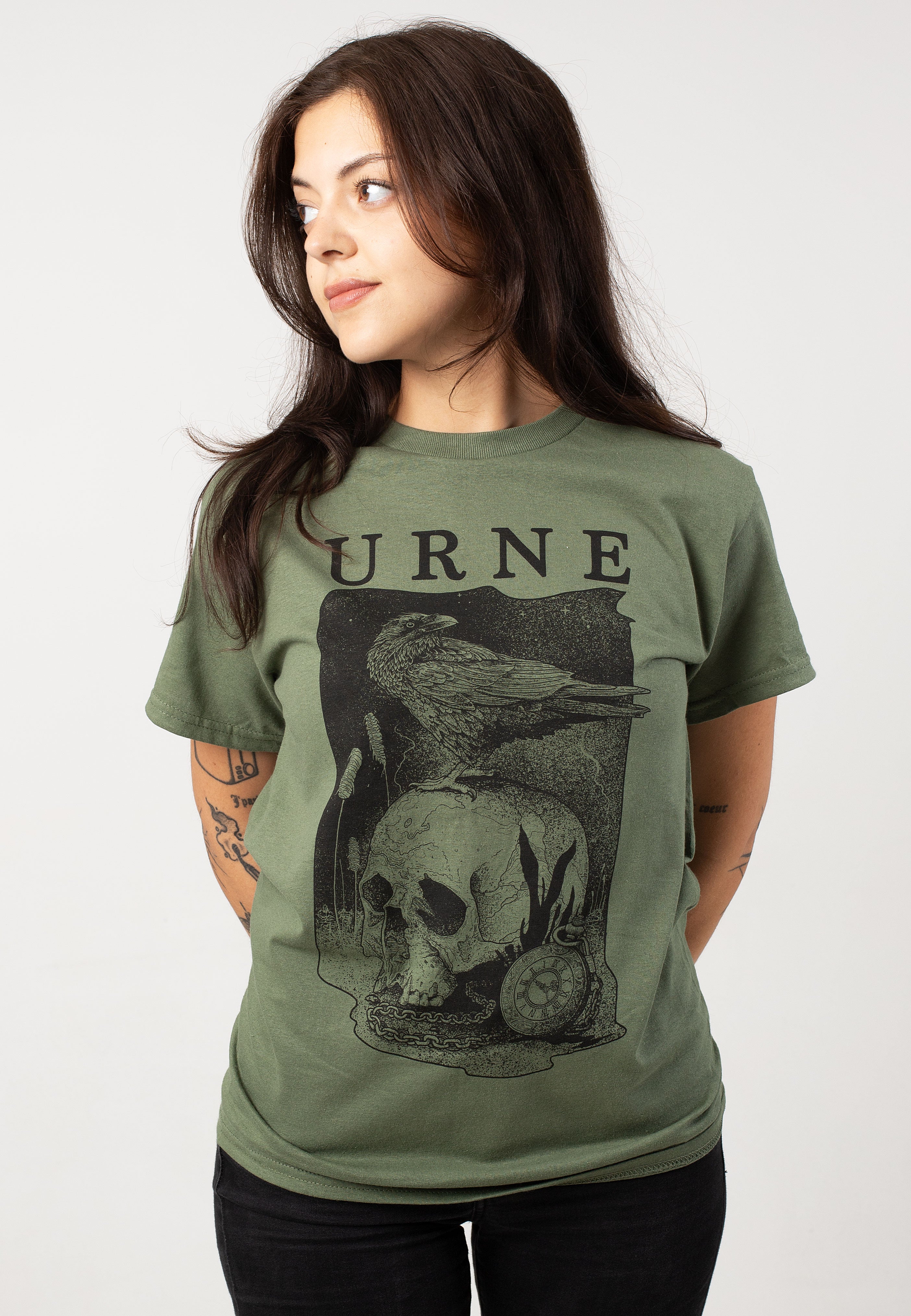 Urne - Ravenskull Military Green - T-Shirt | Women-Image