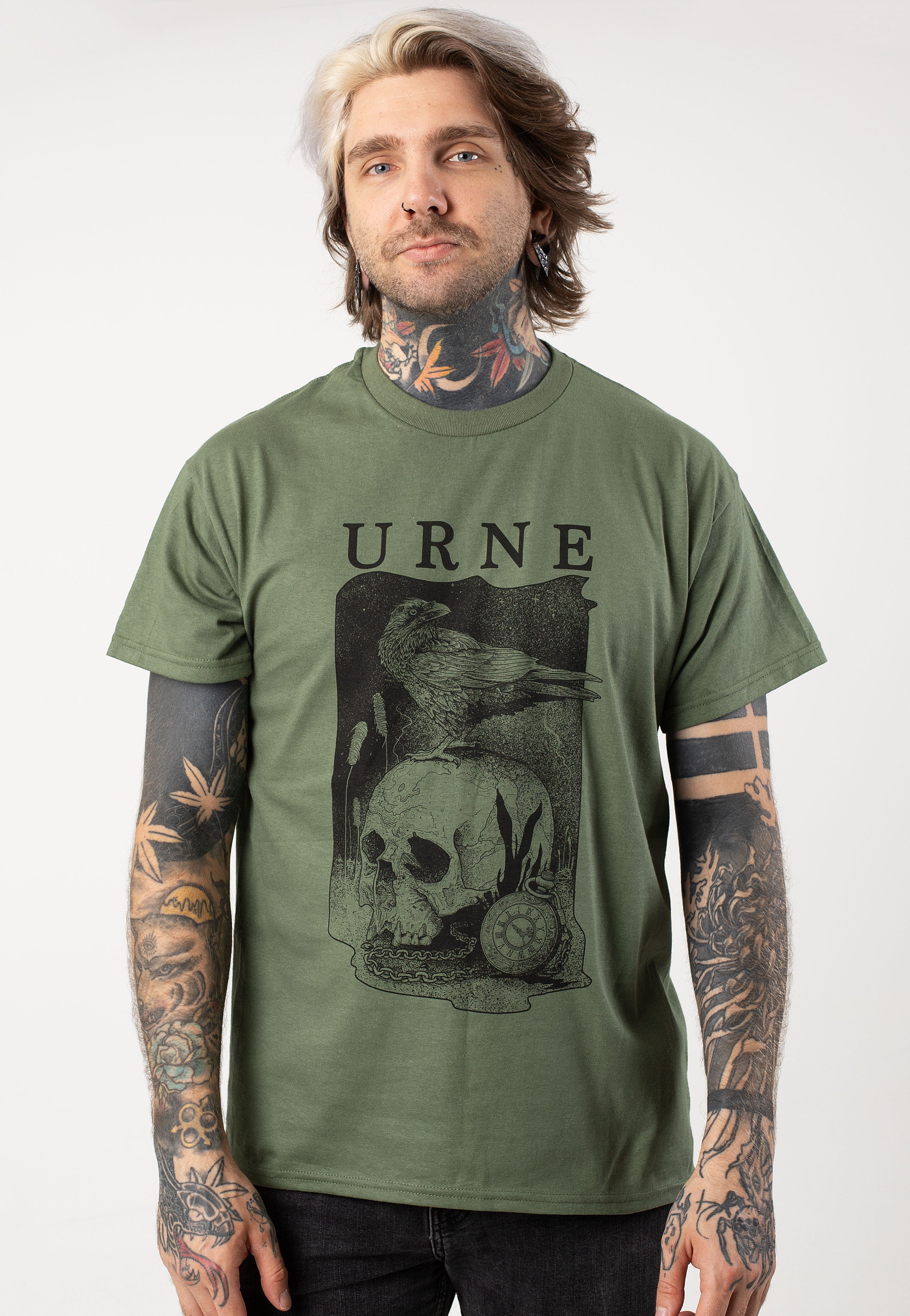 Urne - Ravenskull Military Green - T-Shirt | Men-Image