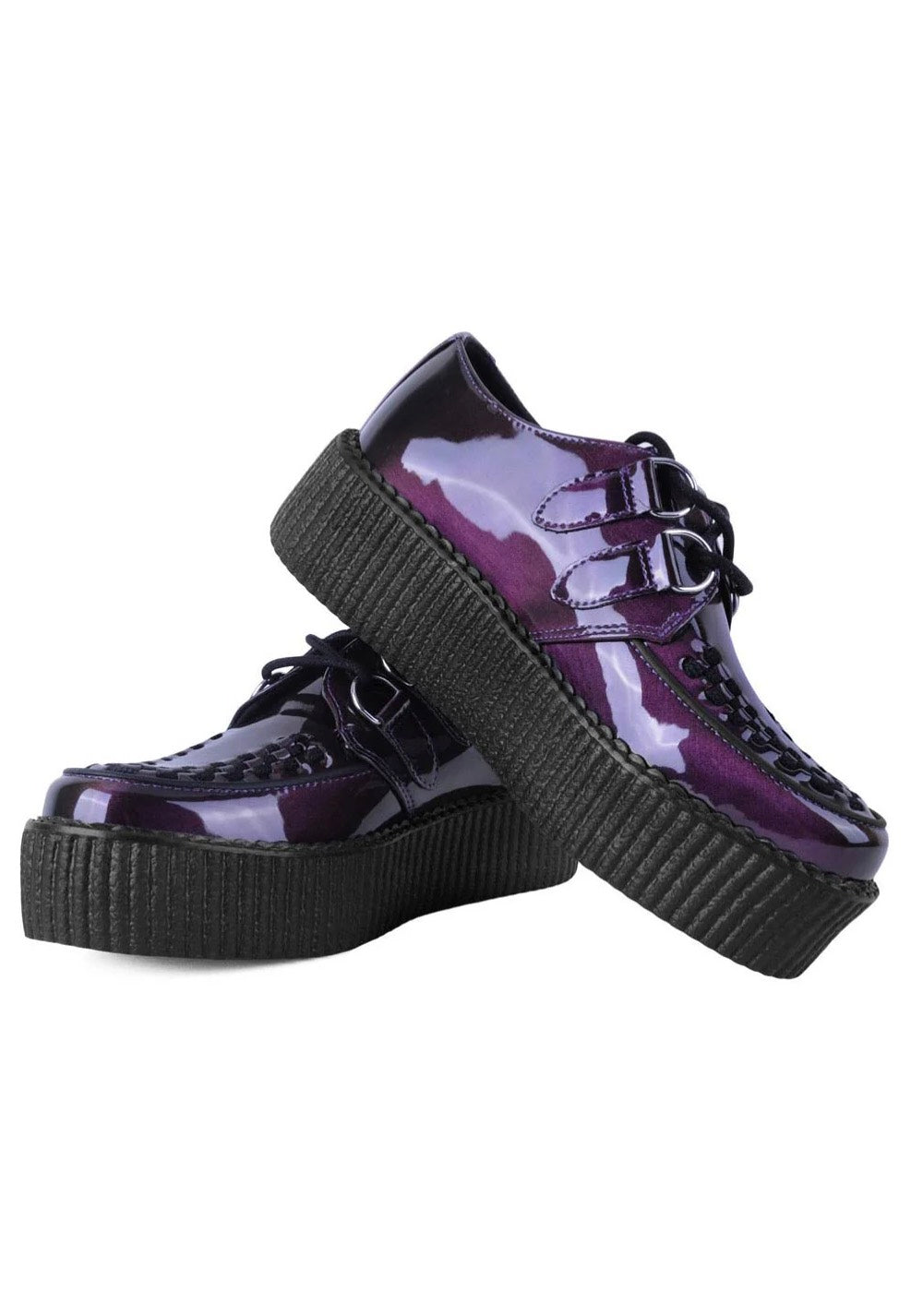 T.U.K. - Viva High Purple Metallic - Girl Shoes | Women-Image