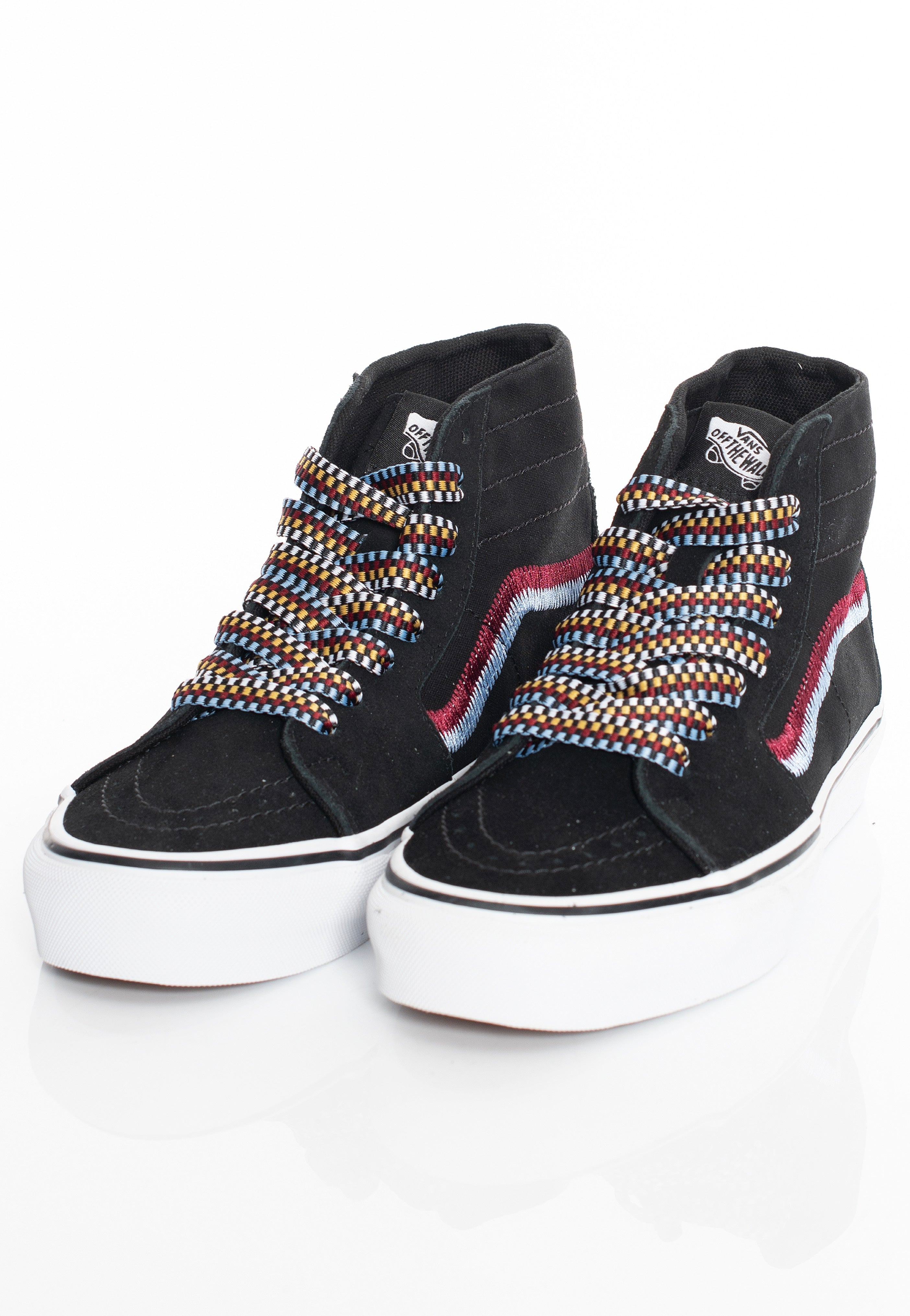 Vans - Sk8-Hi Tapered Embroidery Black - Girl Shoes | Women-Image