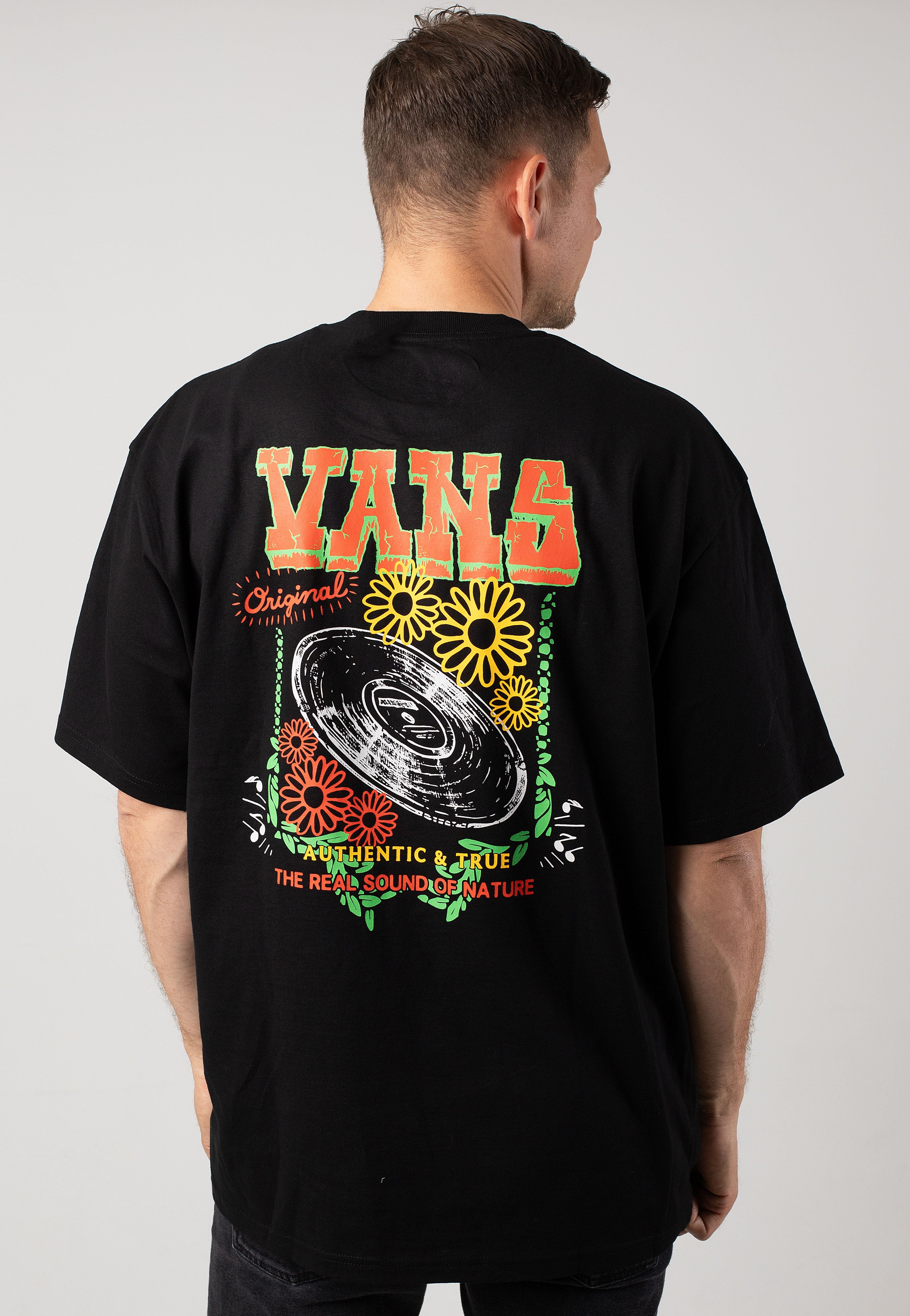 Vans - Authentic And True Loose Black - T-Shirt | Men-Image