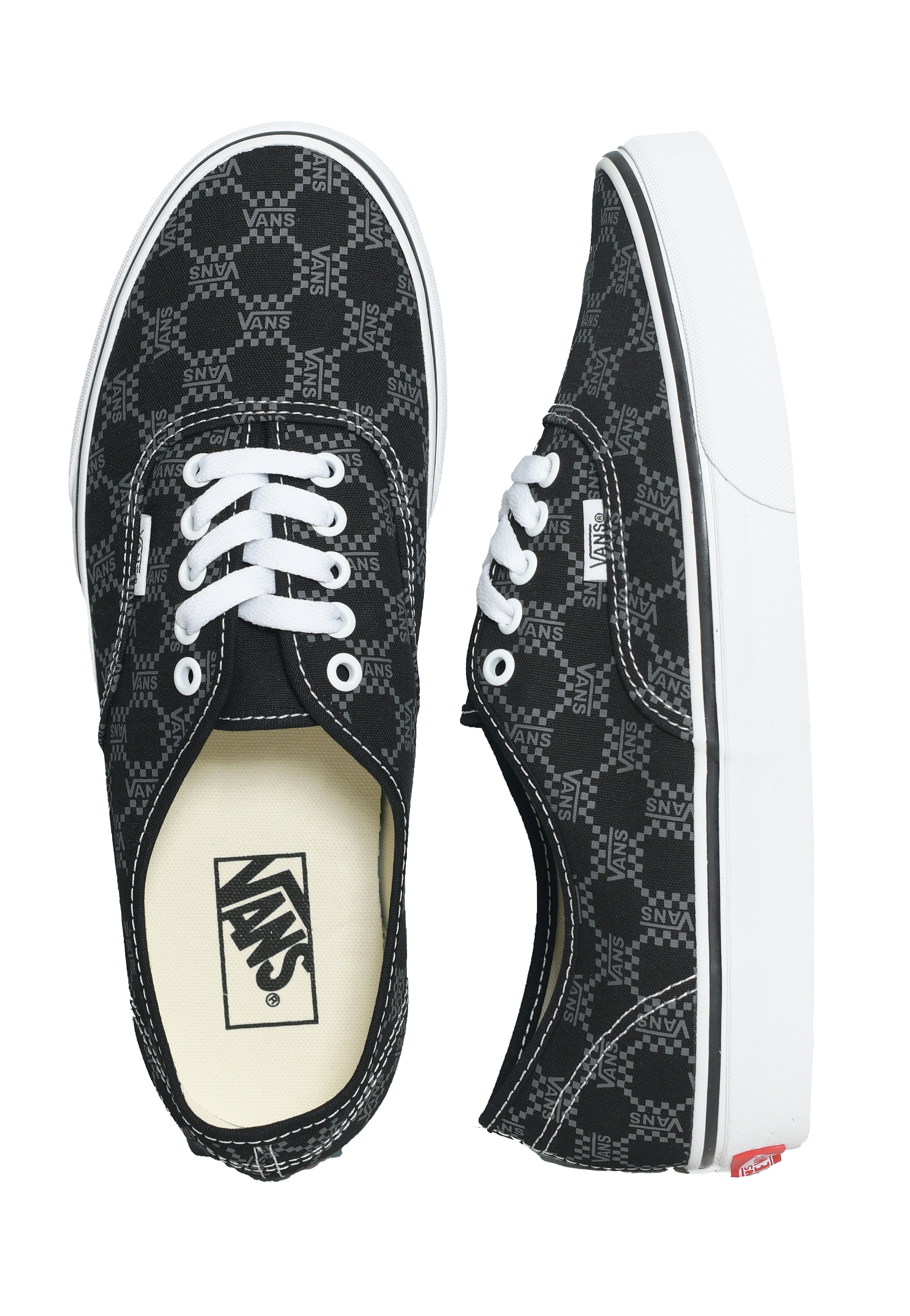 Vans - Authentic Monogram Black - Shoes | Men-Image